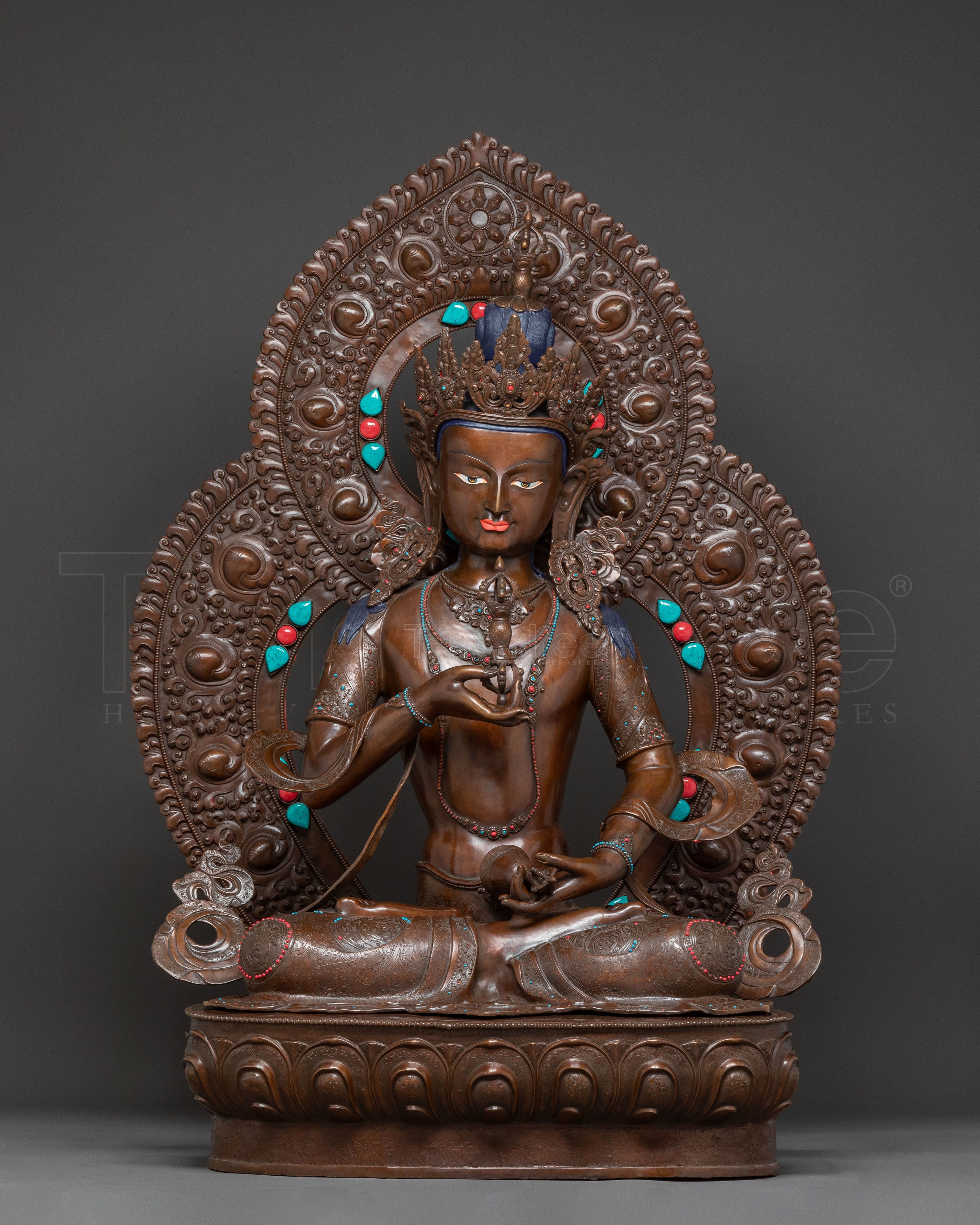 Vajrasattva Statue for Altar Decor | Nepali Handcrafted Statue