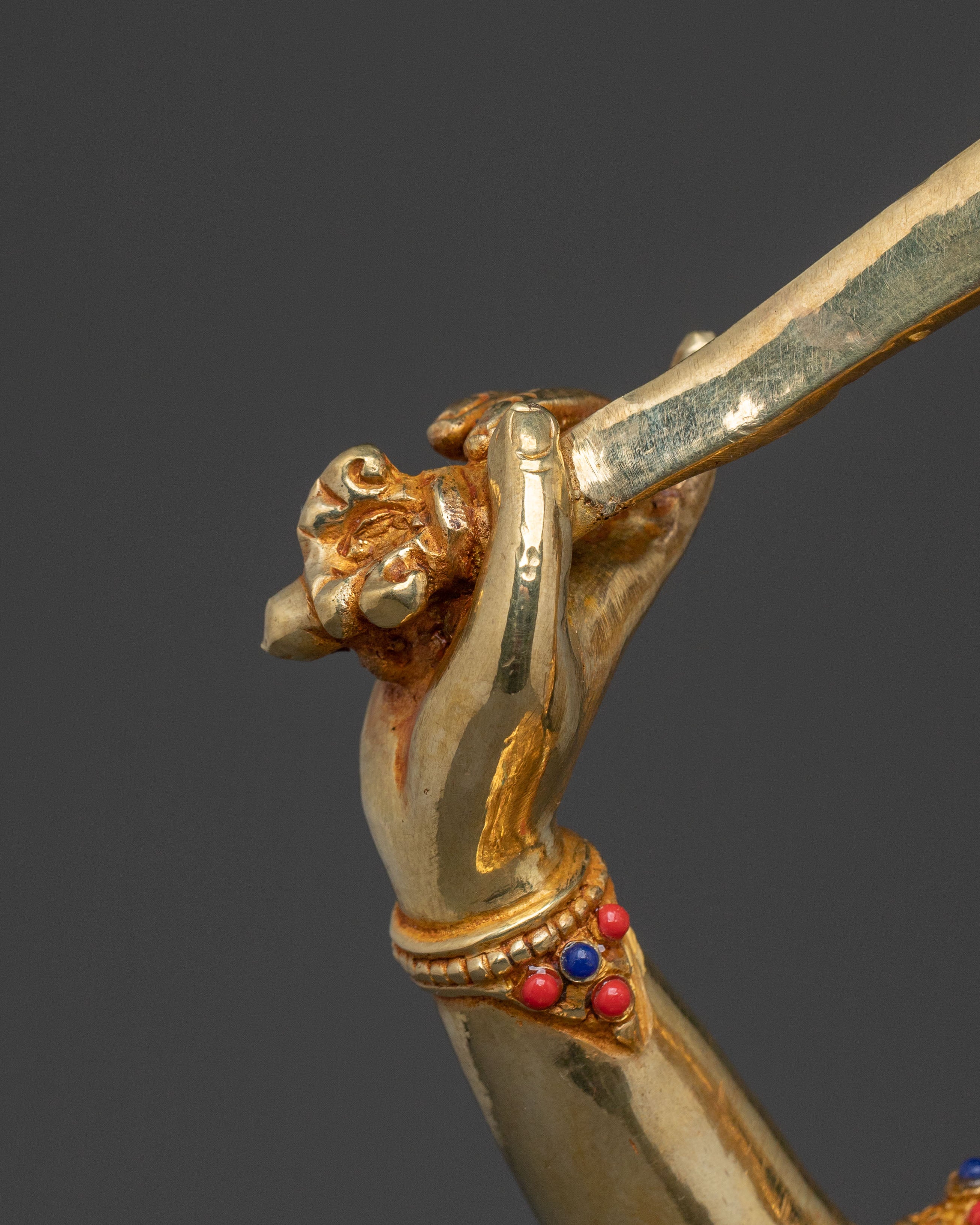 Manjushri Sculpture: Wisdom Bodhisattva
