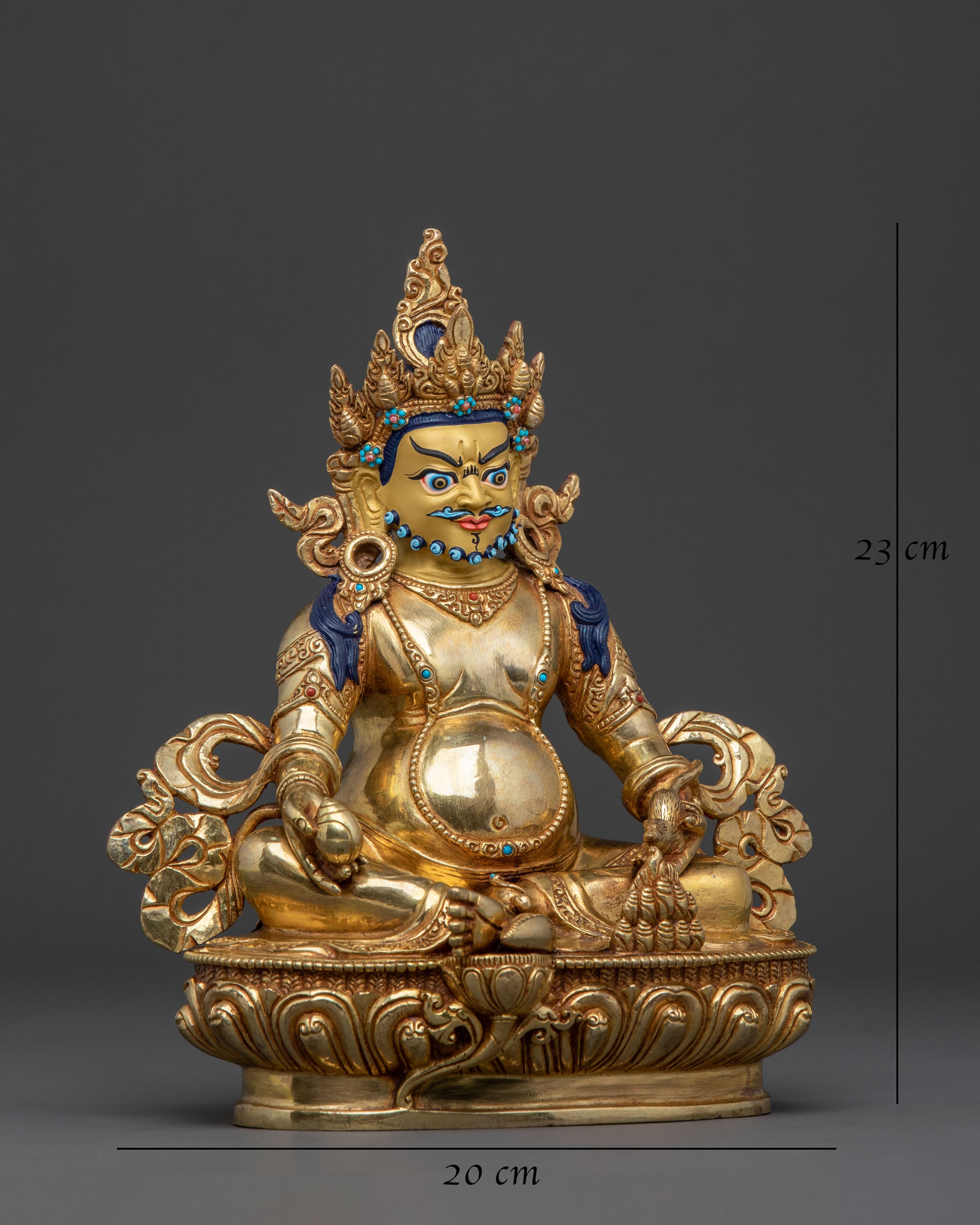 Dzambhala Prosperity Statue | Buddhist Wealth Deity