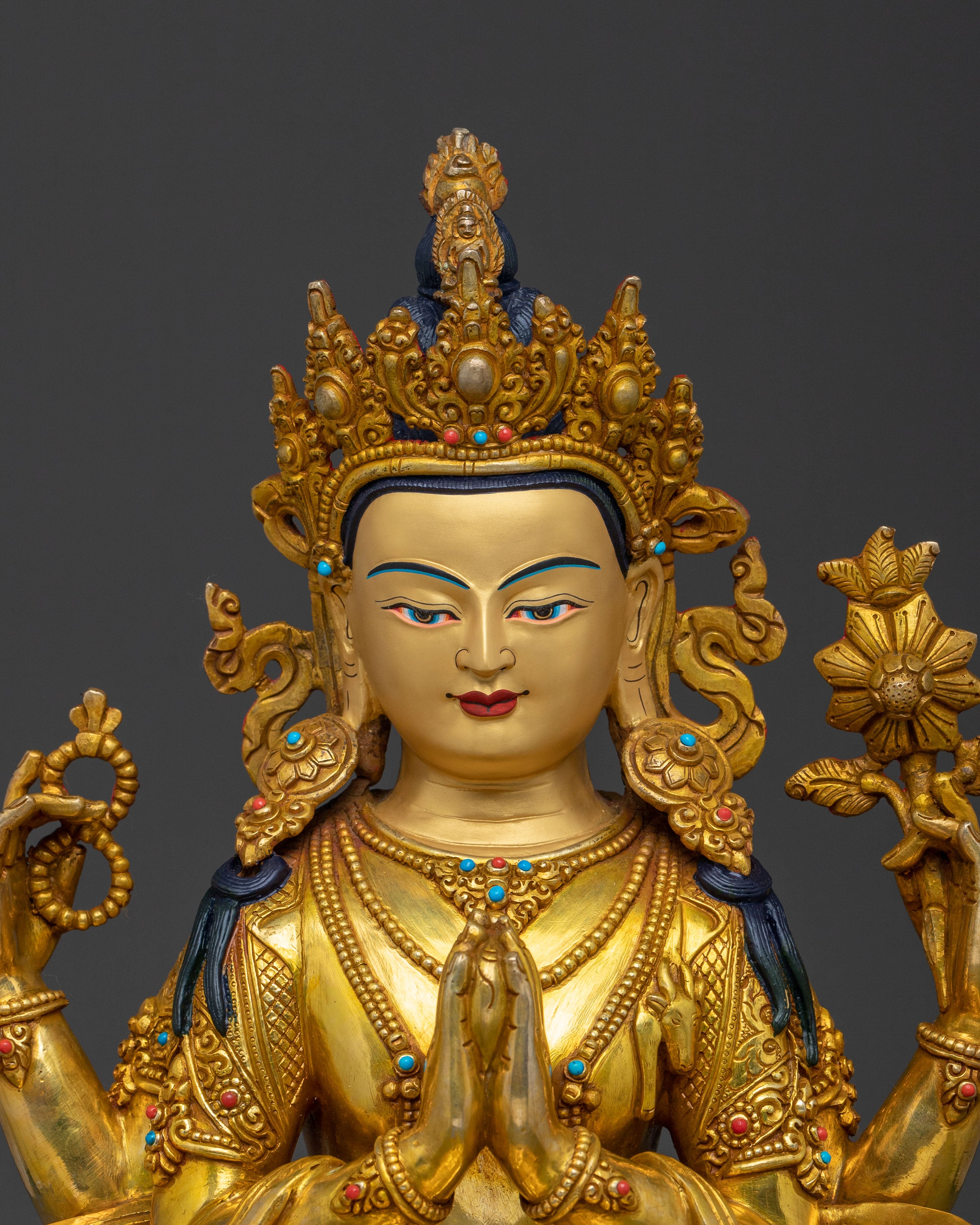 Compassionate Protector Chenrezig Statue | Bodhisattva of Compassion