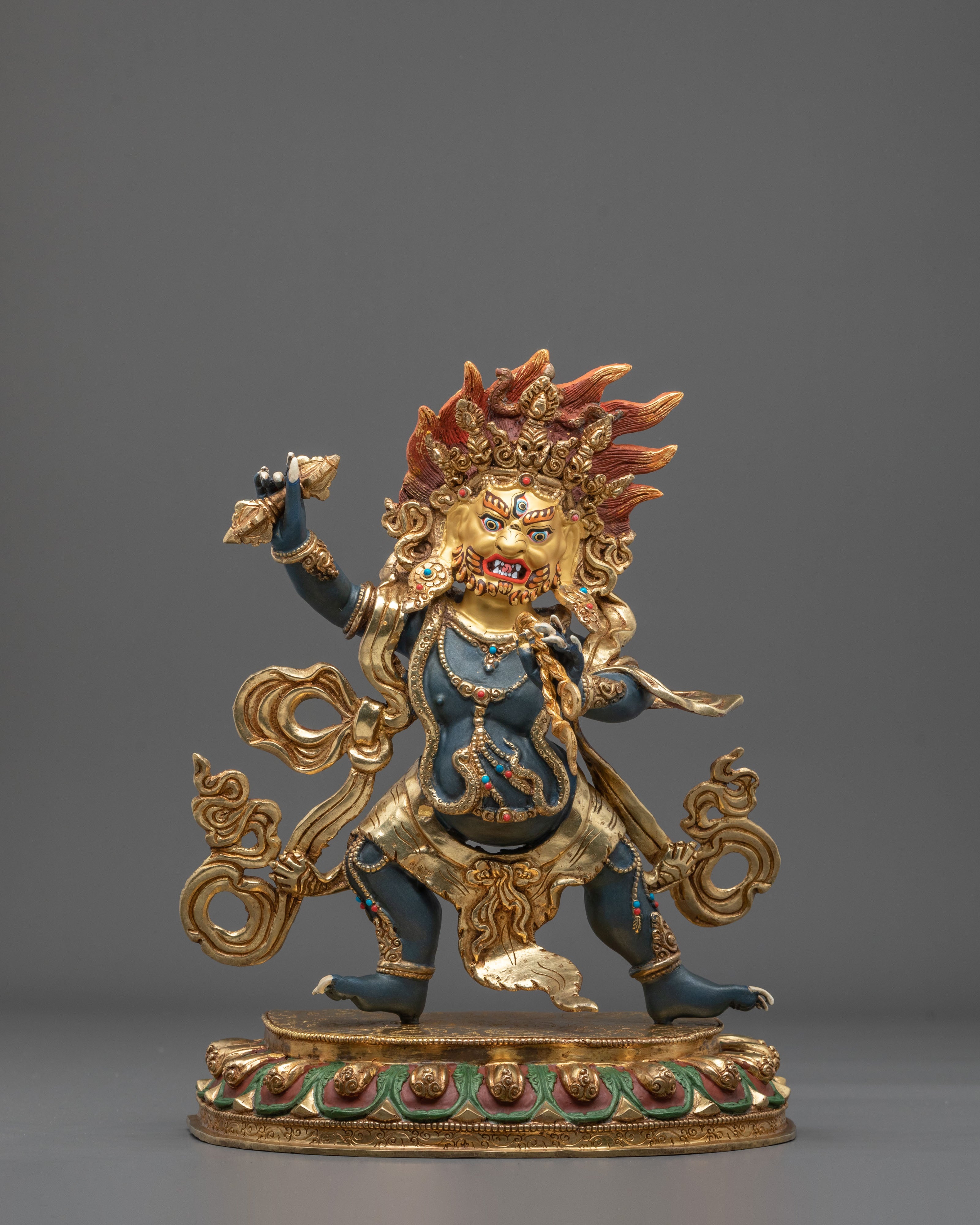Vajrapani Dharma Protecting Bodhisattva Statue | Buddhist Sculpture