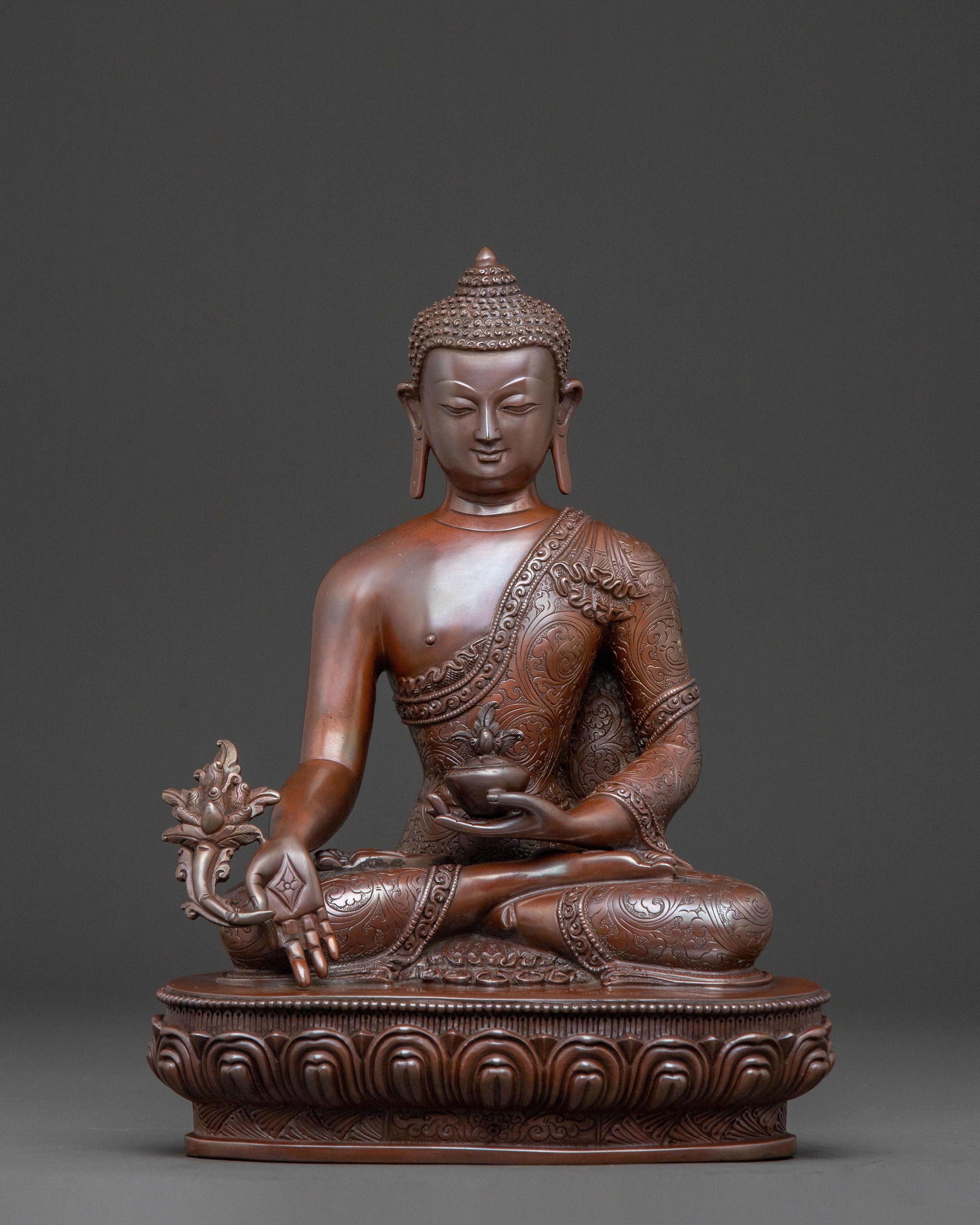 Medicine Buddha Altar Decor Statue
