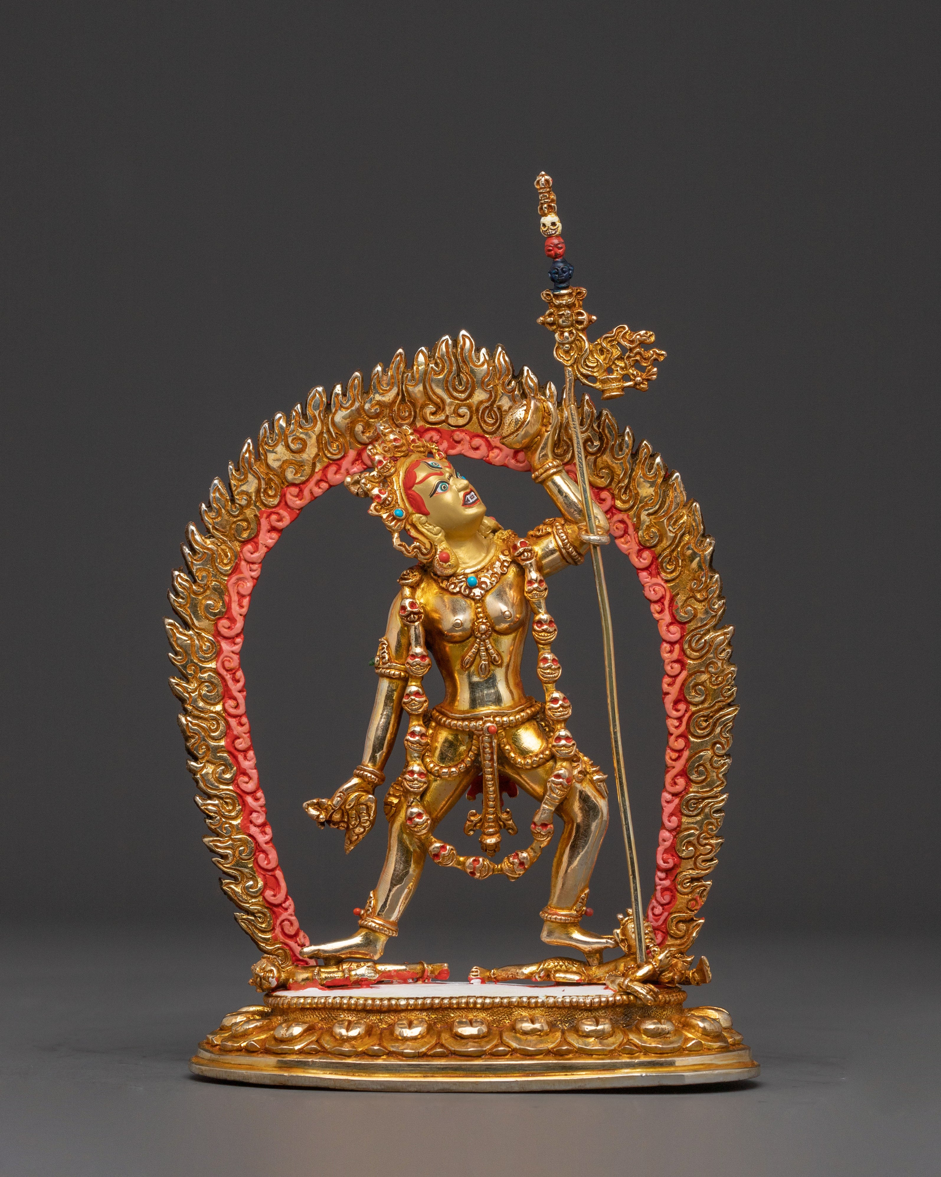 Vajrayogini Tantric Goddess Statue – Hand-Gilded Copper Statue