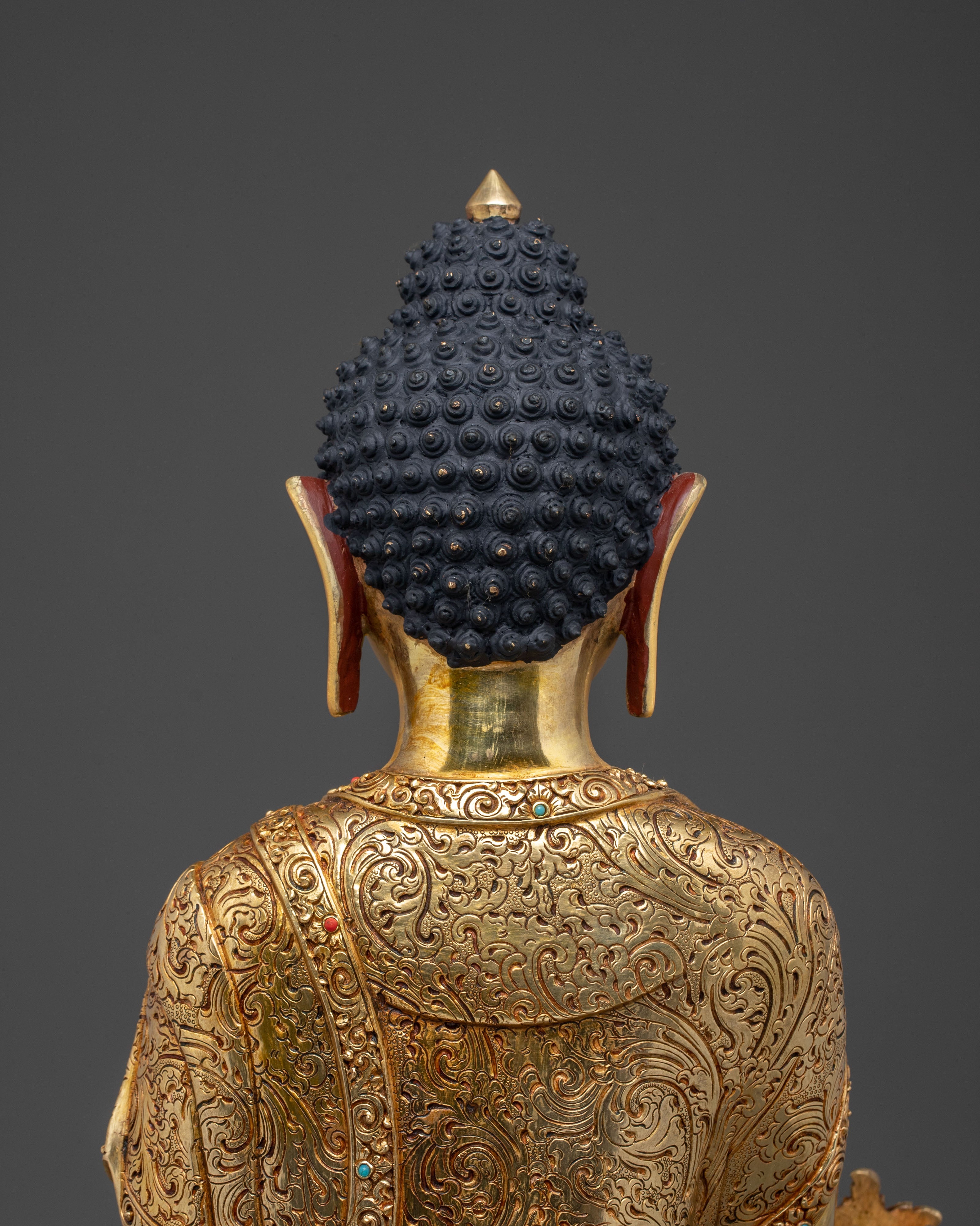 Medicine Buddha Golden Statue | Spiritual Healing