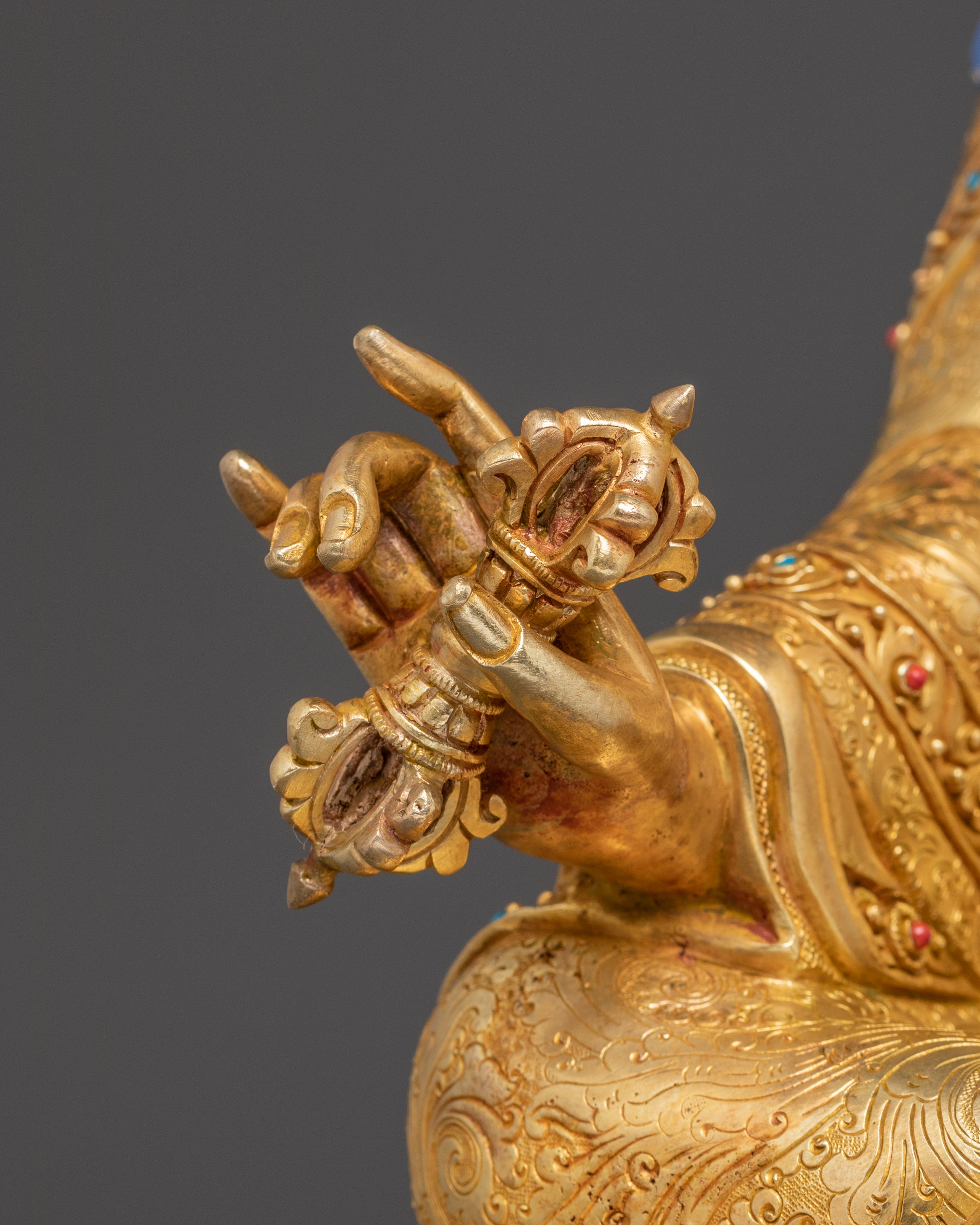 Handcrafted Sculpture of Guru Padmasambhava | Tantric Master and Dharma Protector