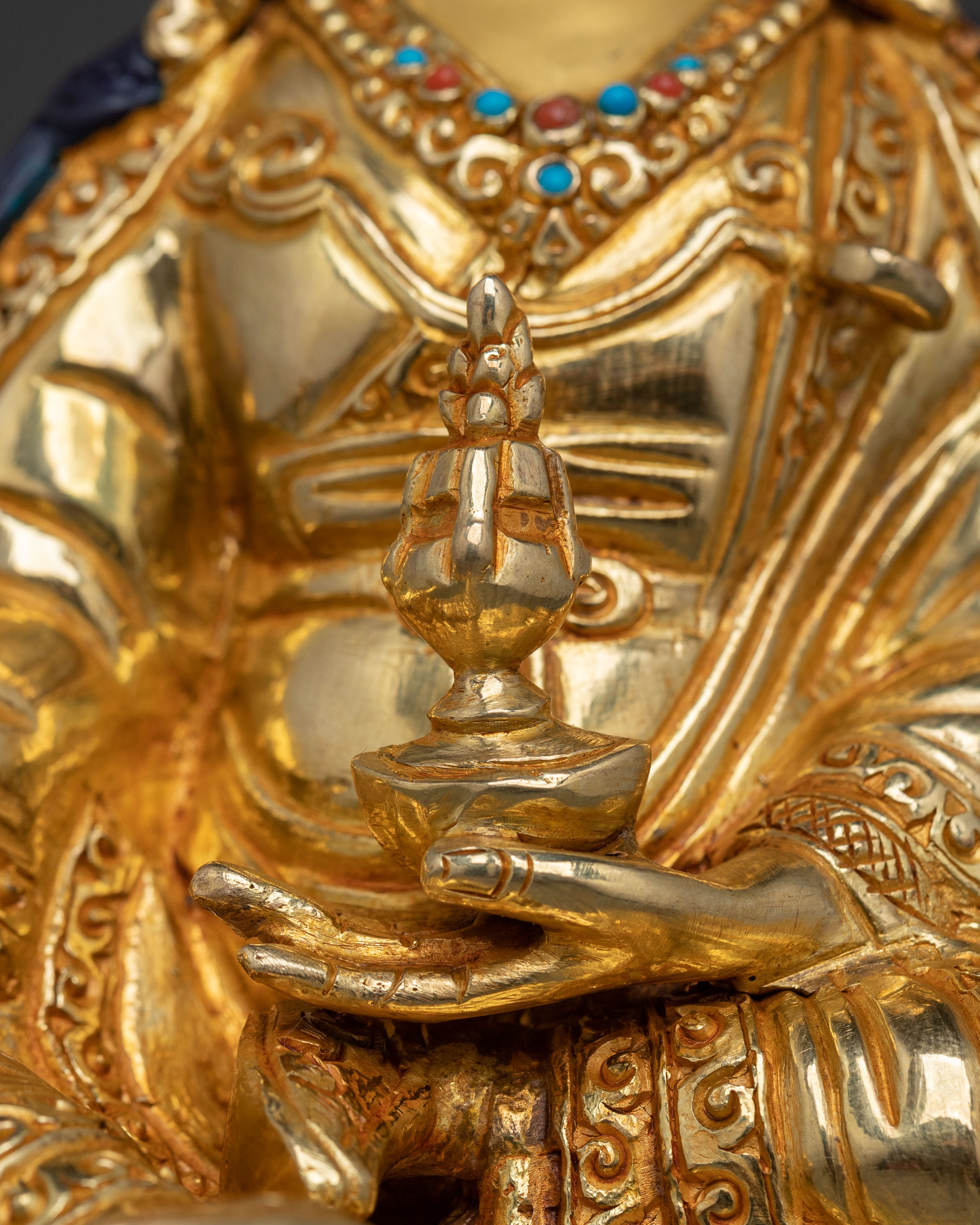 Precious Guru Rinpoche Figurine | Sacred Statue