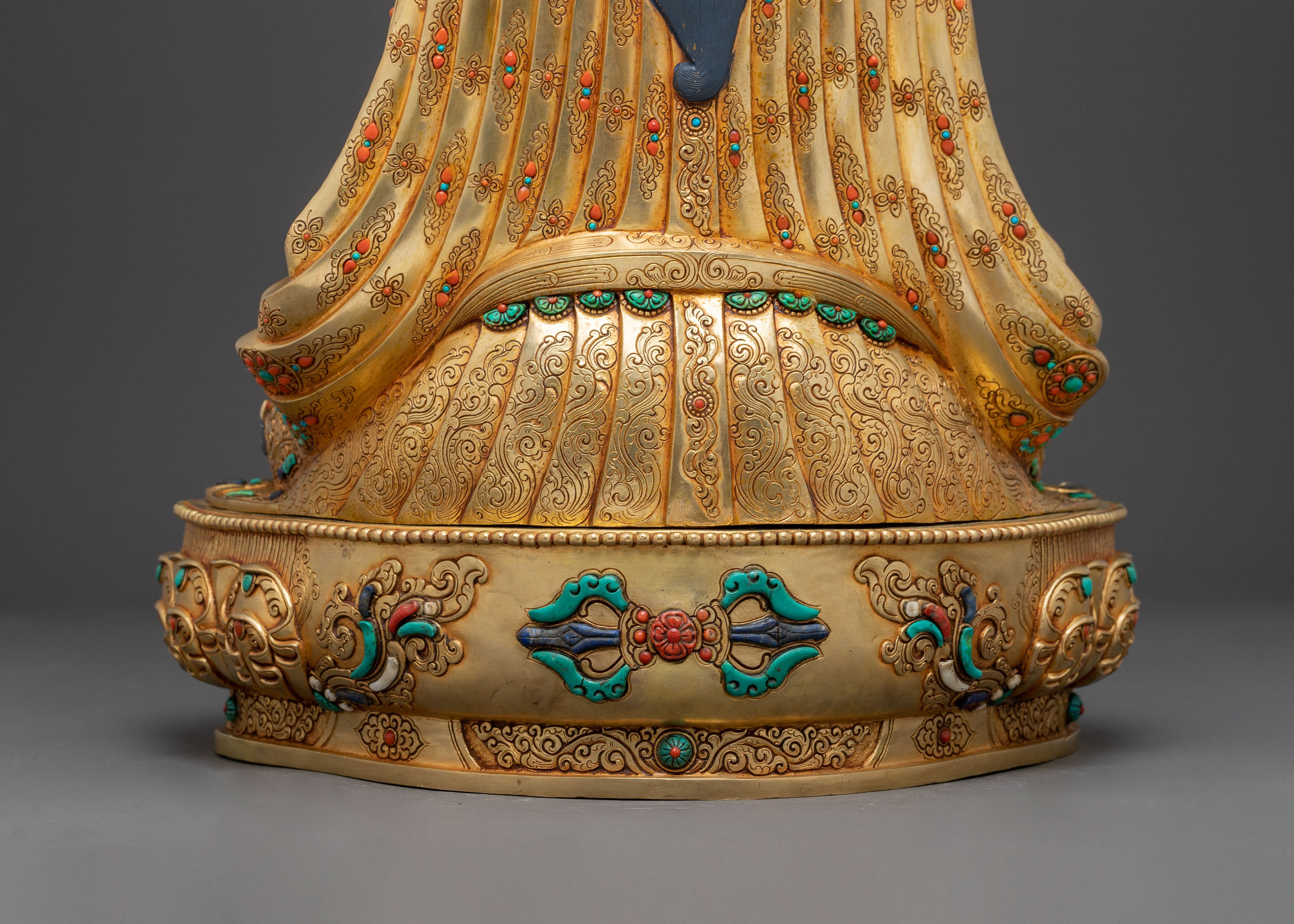 Sacred Tibetan Guru Tsokye Dorje Statue | Spiritual Practice & Altar Decor