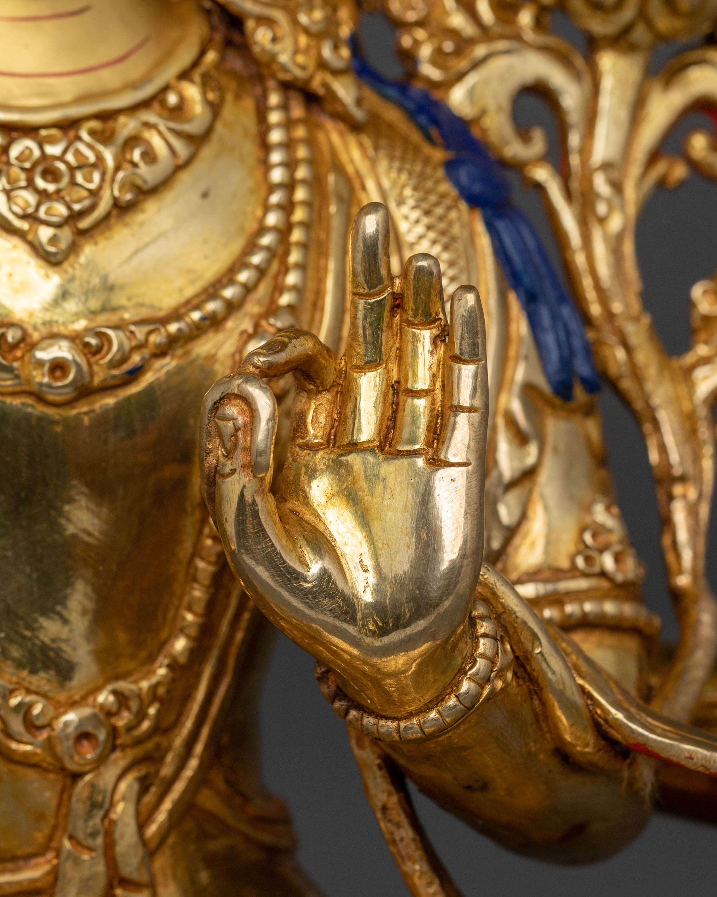 Handmade Maha Manjushri Statue | Bodhisattva of Wisdom