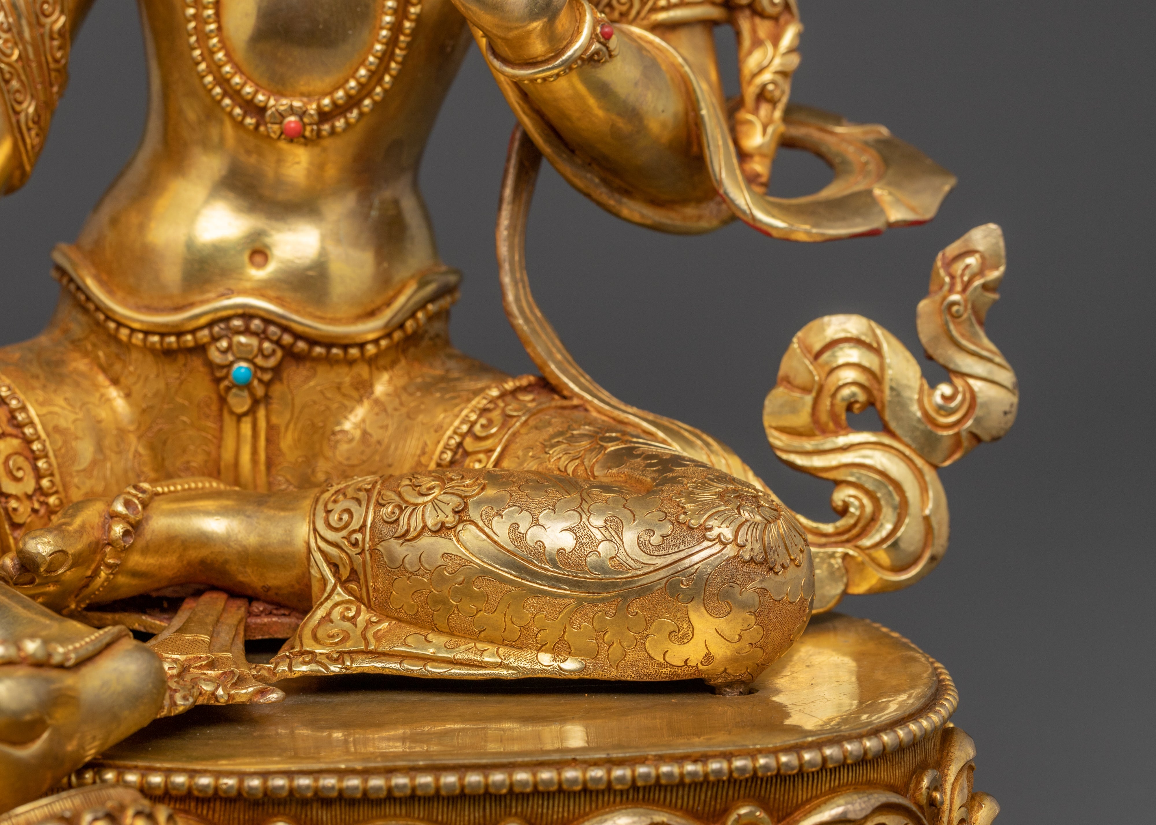 Statue of Mother Green Tara: Mother of Liberation | Compassion and Swift Protection