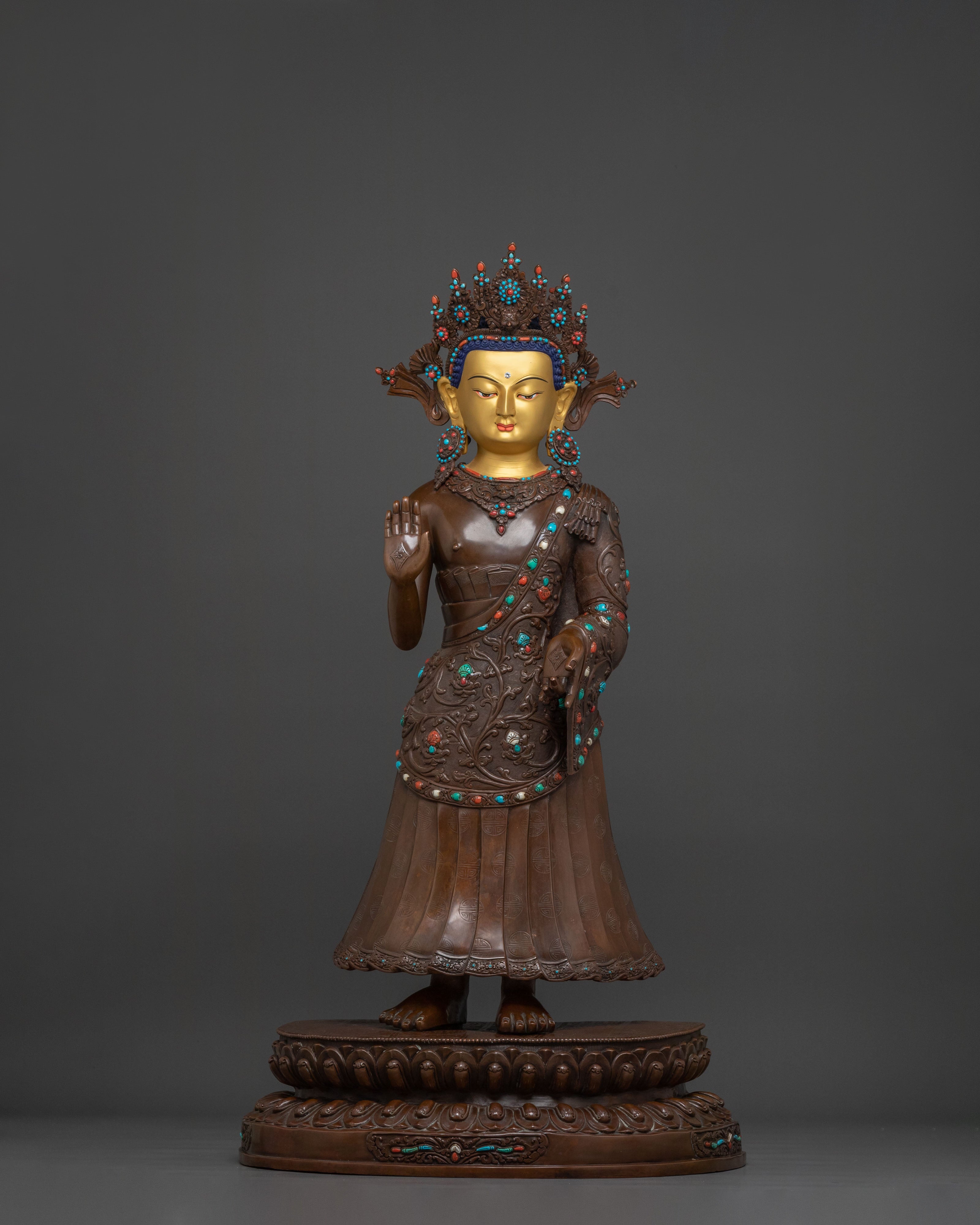Dipankara Buddha Sacred Figurine | Symbol of Wisdom and Enlightenment