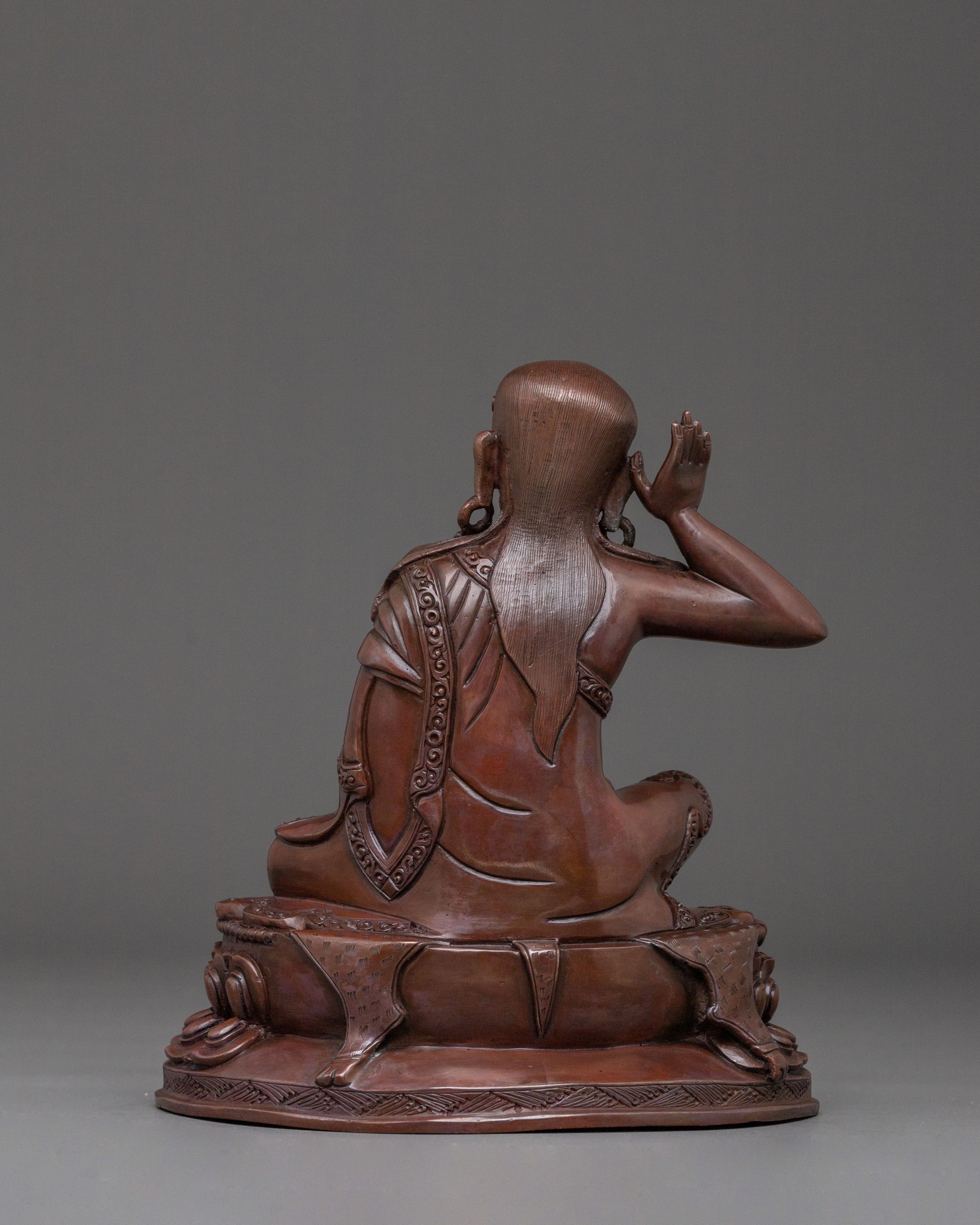 Tibetan Buddhist Master Milarepa Statue