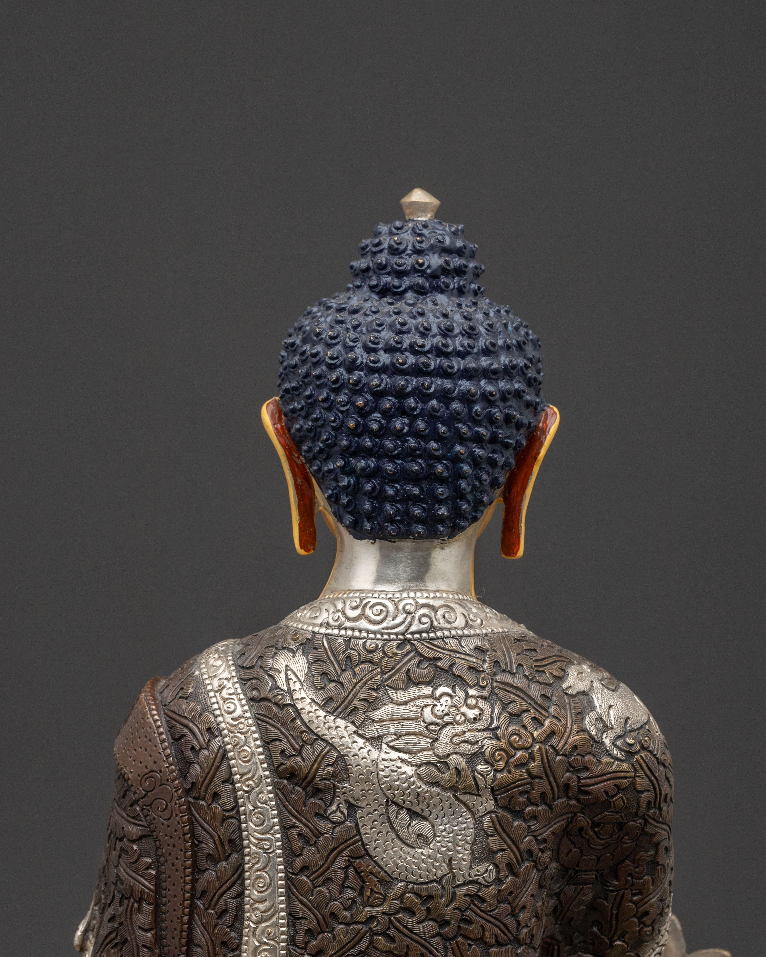 Medicine Buddha: Handcrafted Healing Sculpture