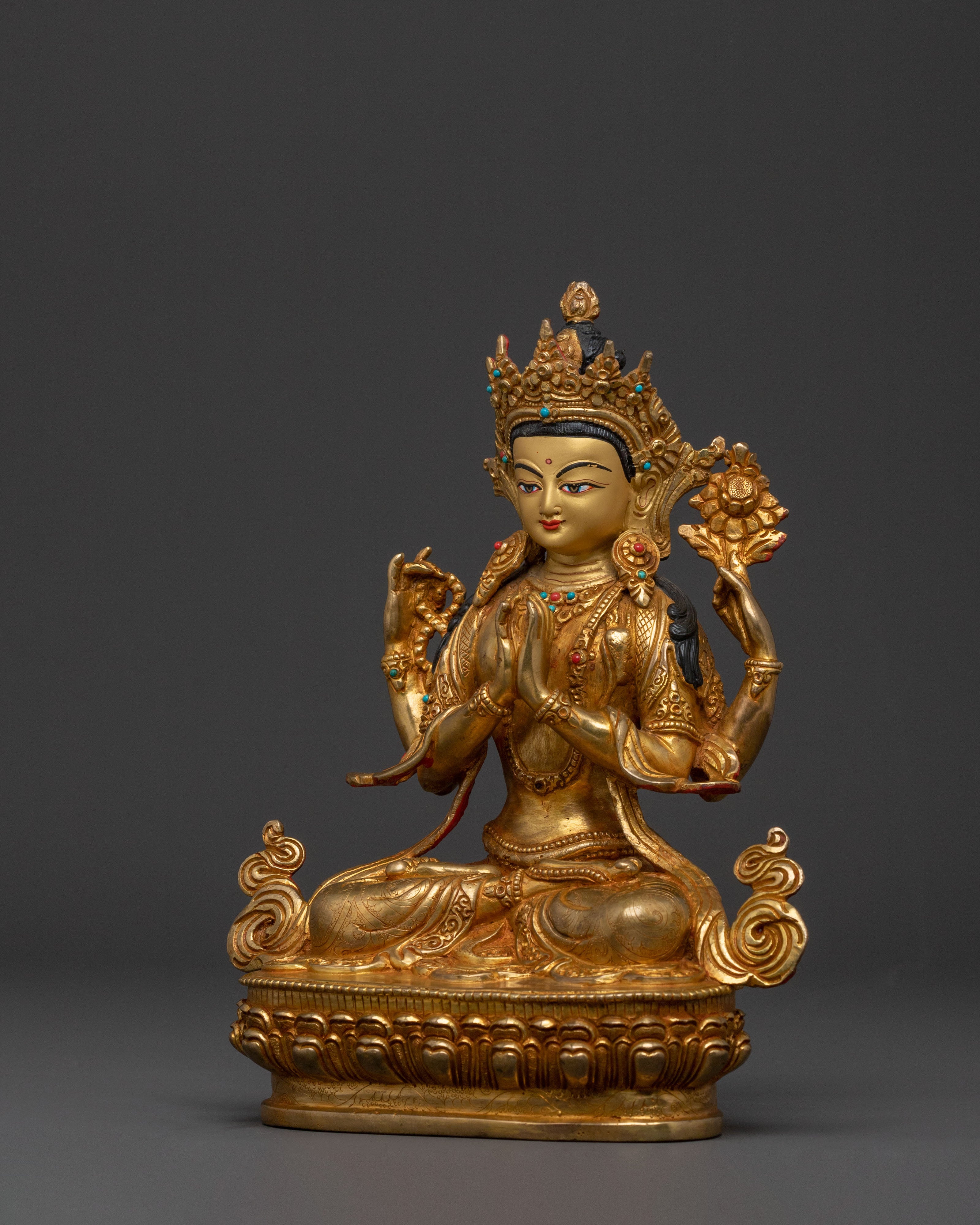 Statue of Chenrezig Bodhisattva of Compassion