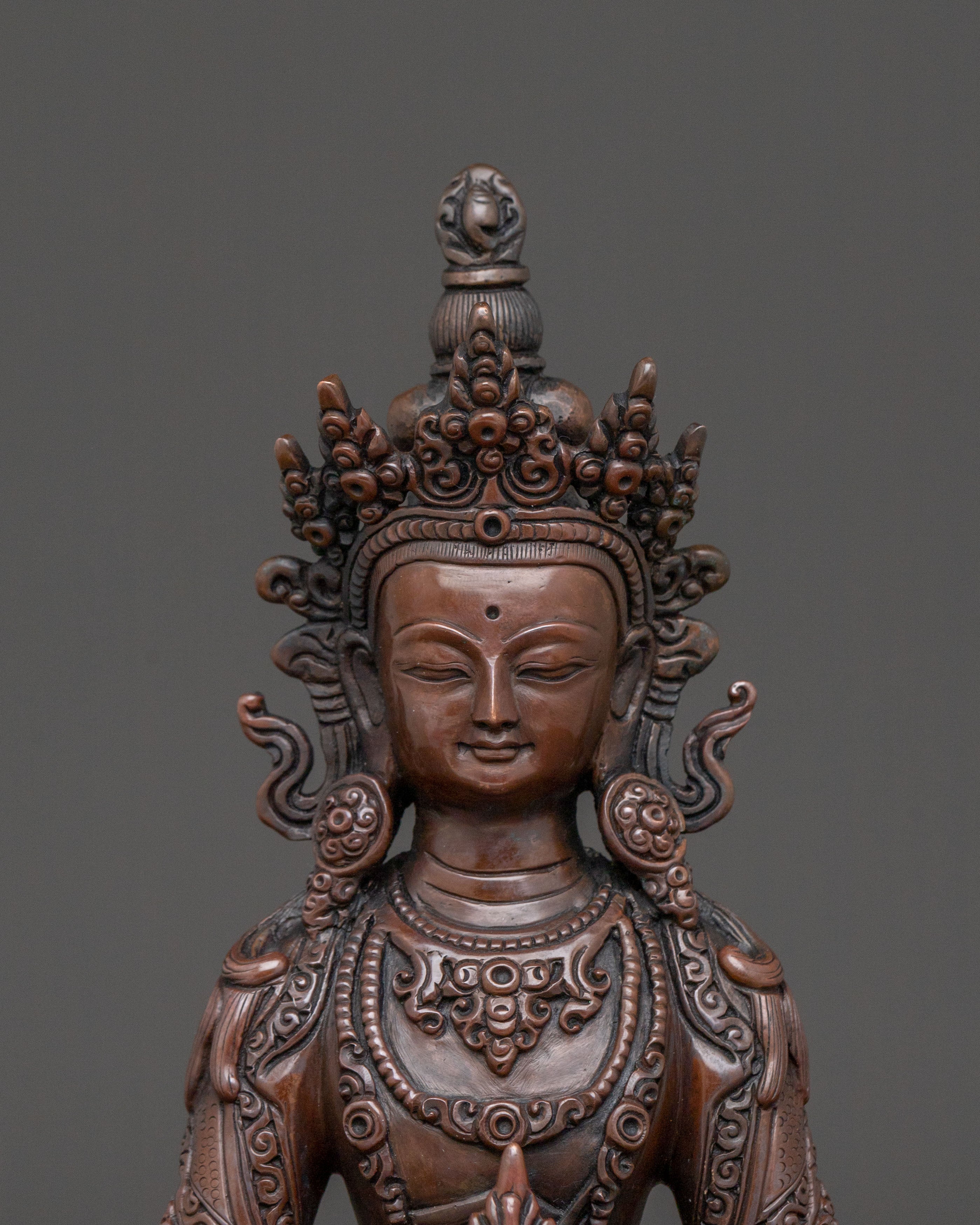 Infinite Life Amitayus Buddha Statue | Longevity Deity