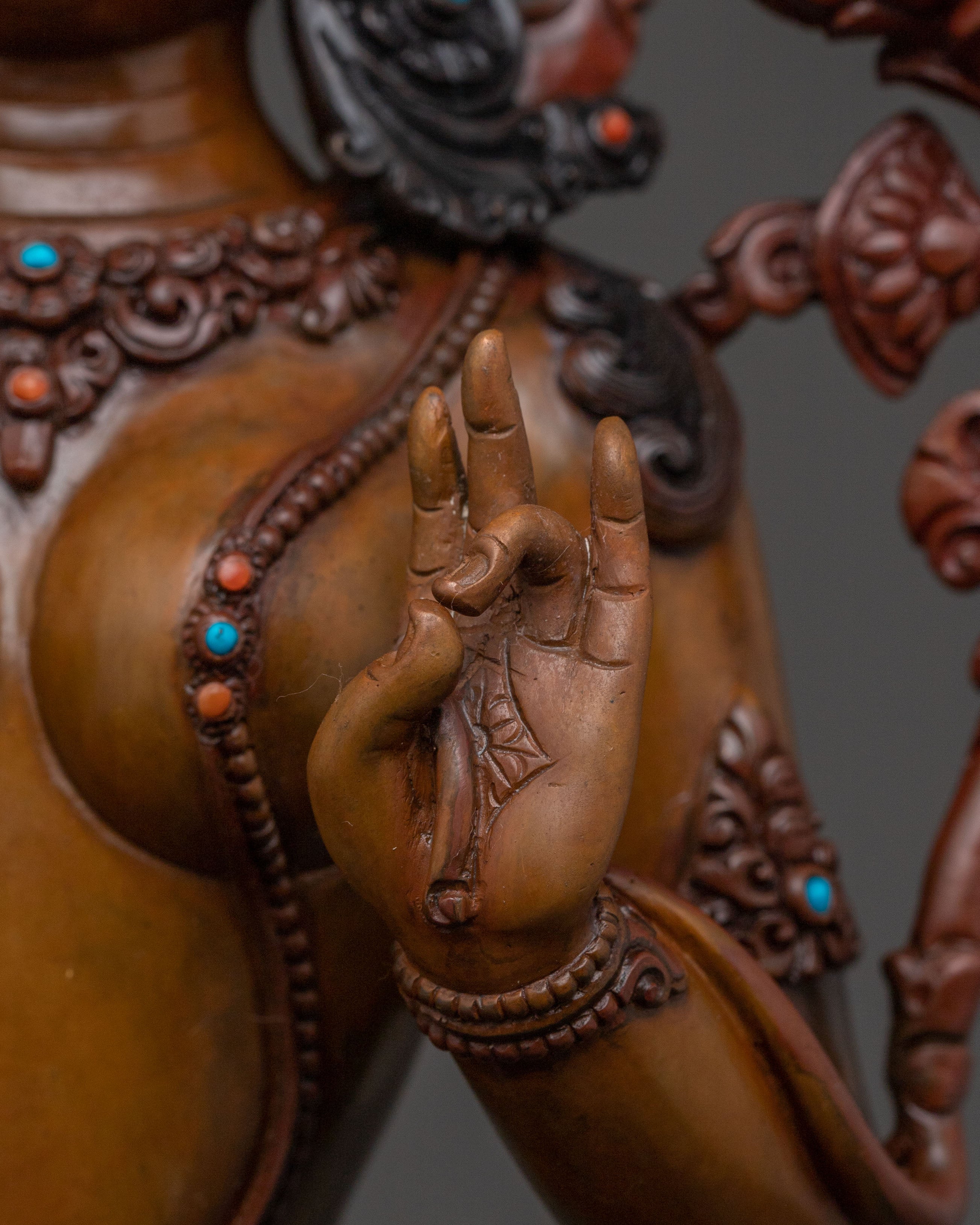 Green Tara Spiritual Figurine | Tibetan Buddhist Deity