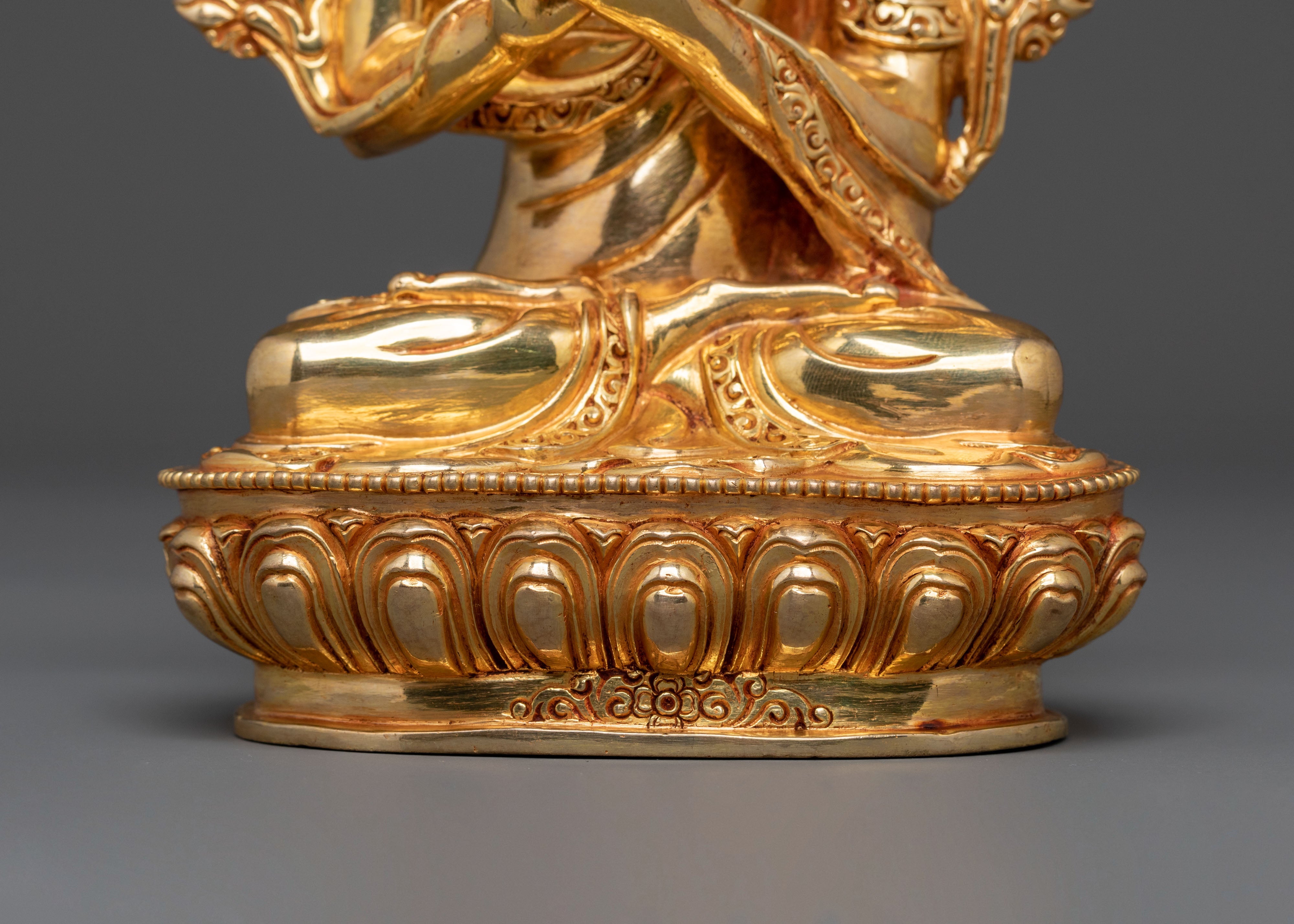 Tsongkhapa with Disciples Statue Set