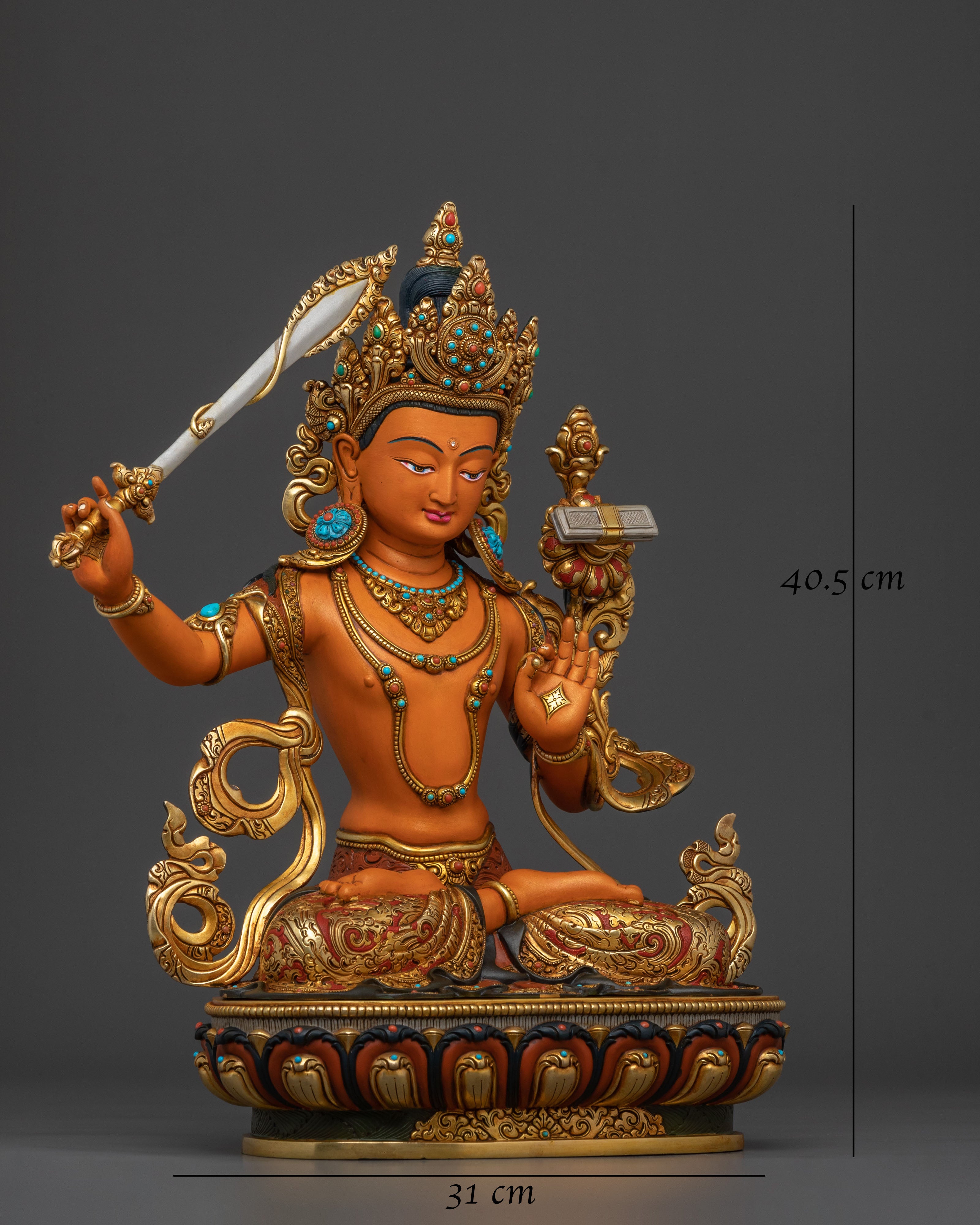 Spiritual Manjushri Divine Statue | Home Decor