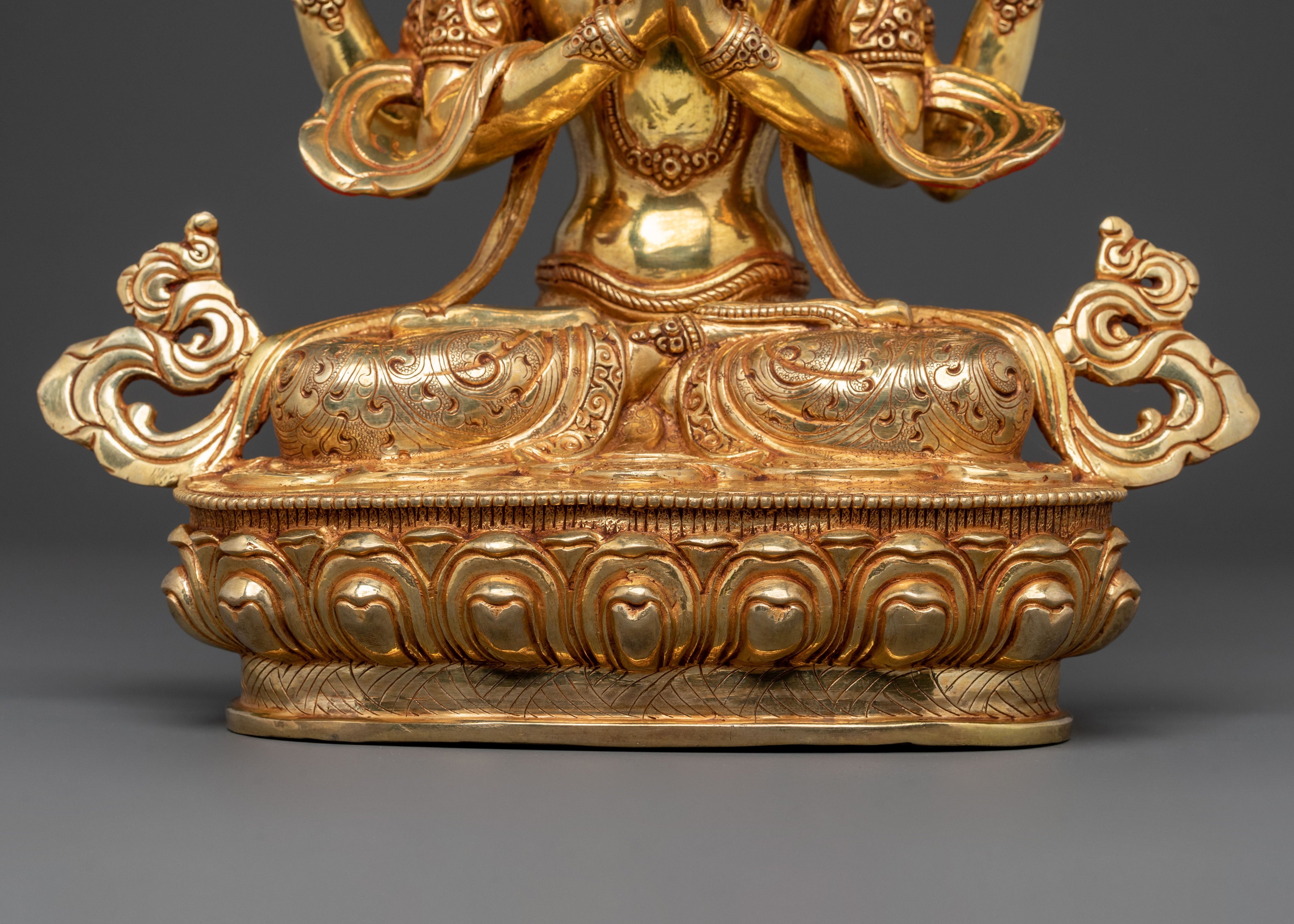 Handcrafted Chenrezig Statue | Home Decor