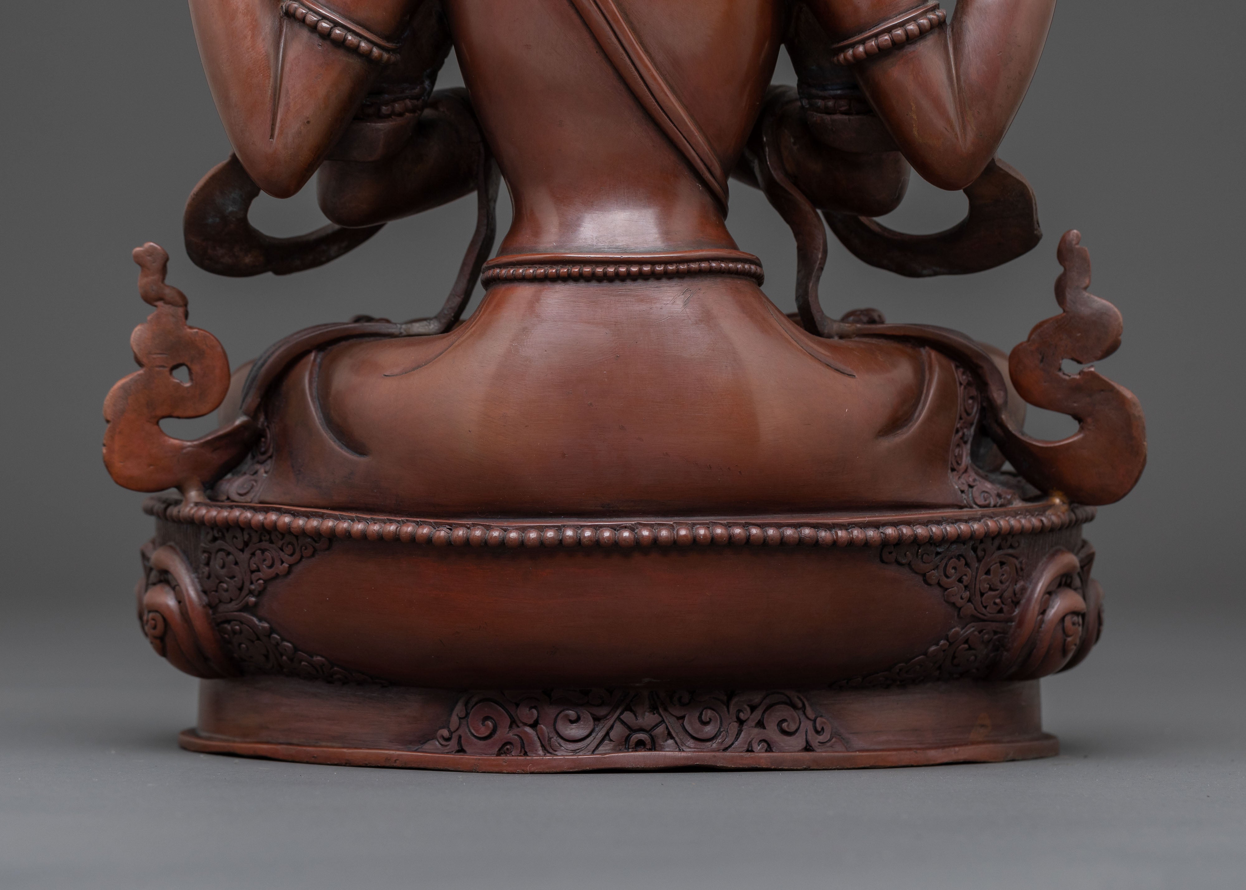 Handcrafted Divine Statue of Chenrezig