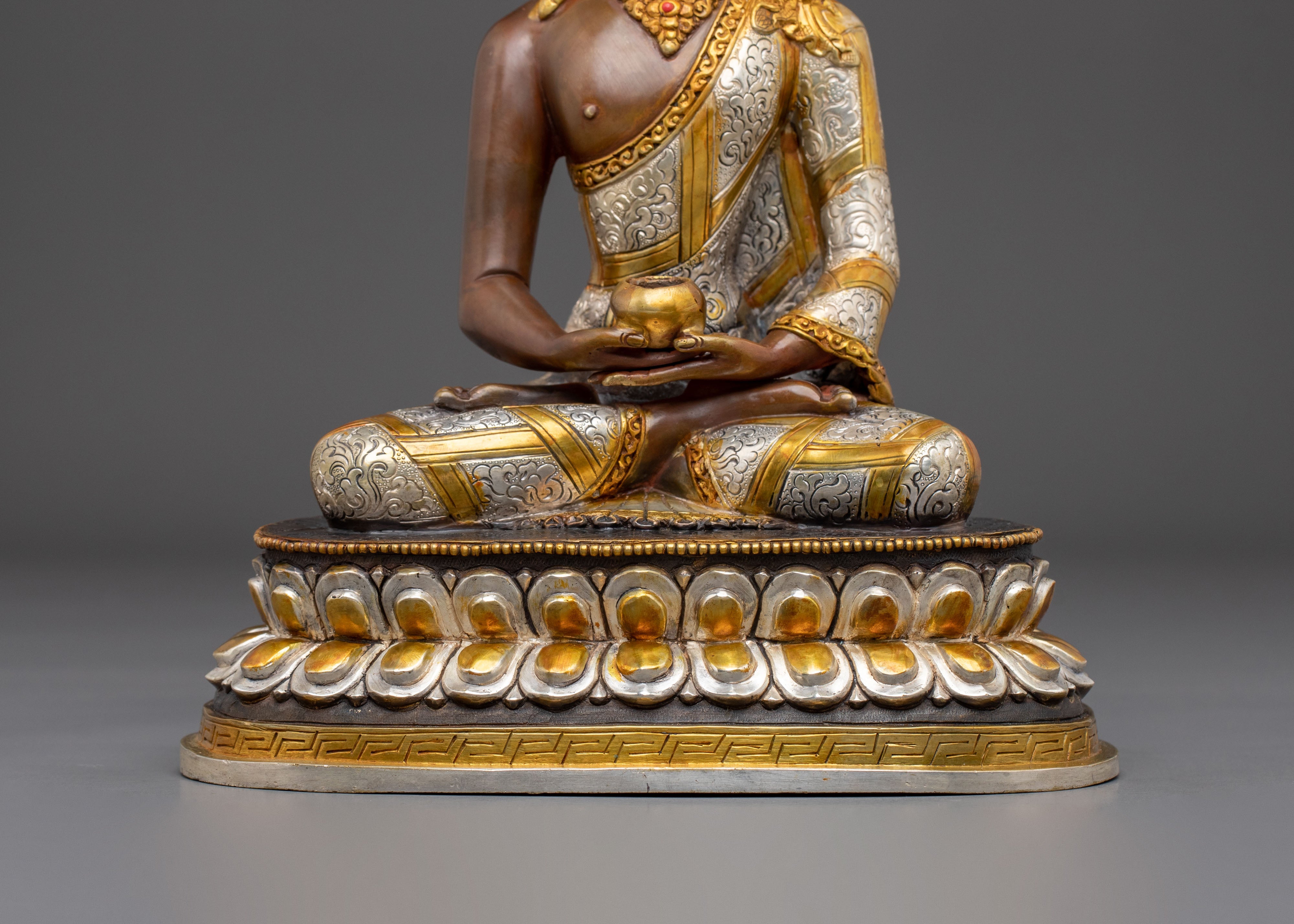 Amitabha Buddha Sacred Statue | Hand-Gilded Serenity
