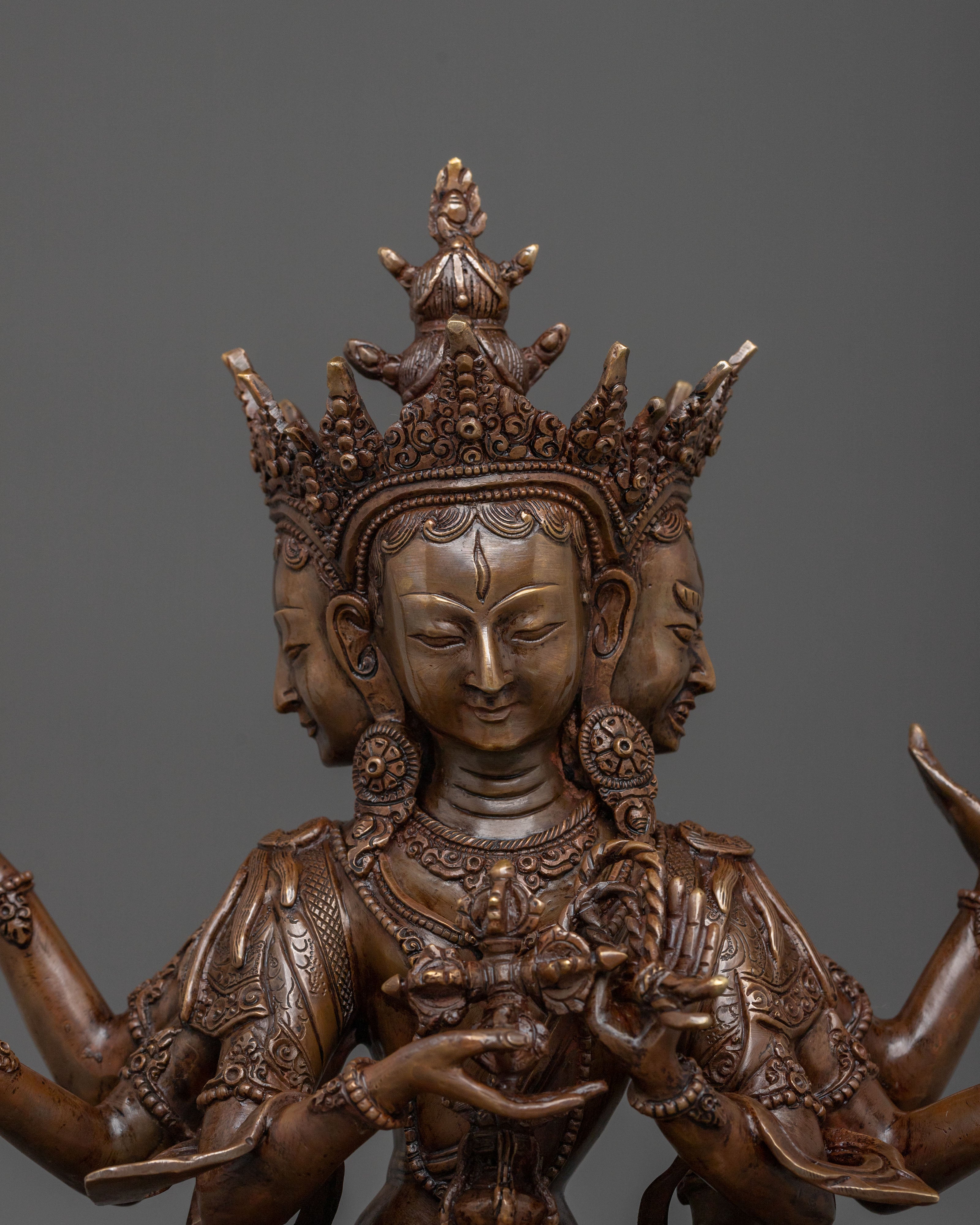 Namgyalma Oxidized Copper Statue | Home Decor