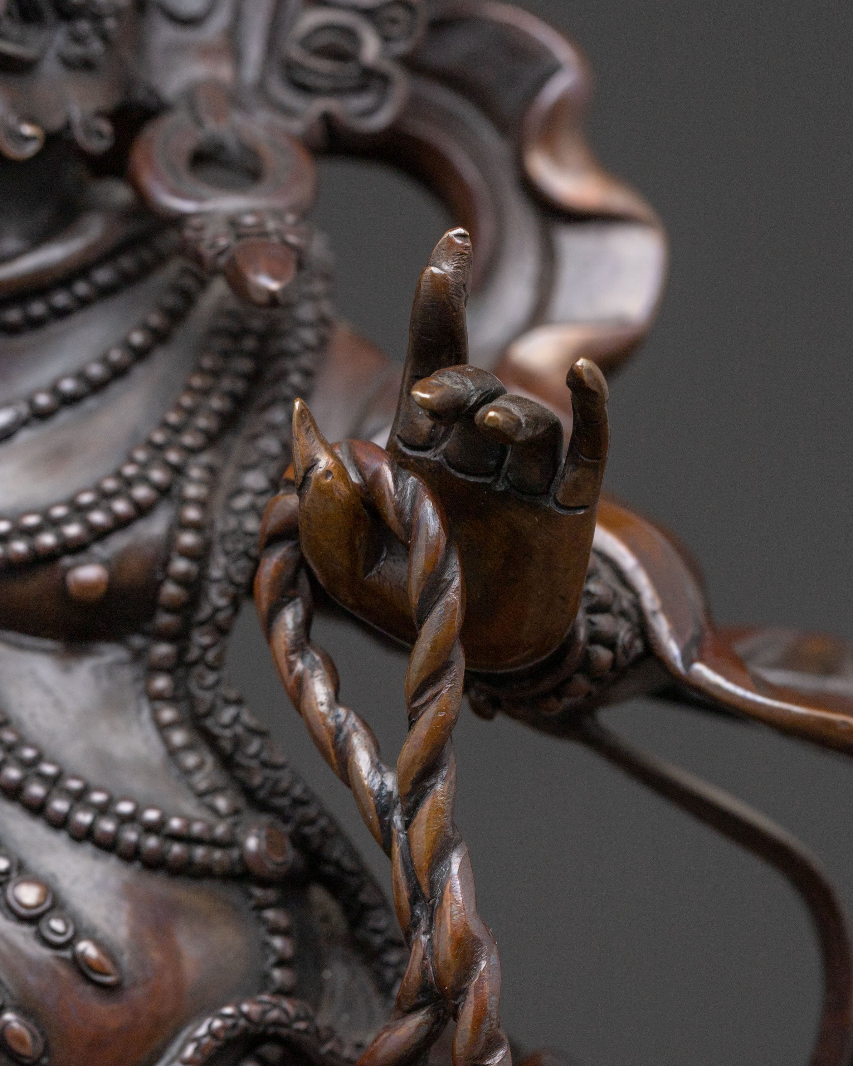 Vajrapani: Oxidized Copper Serenity