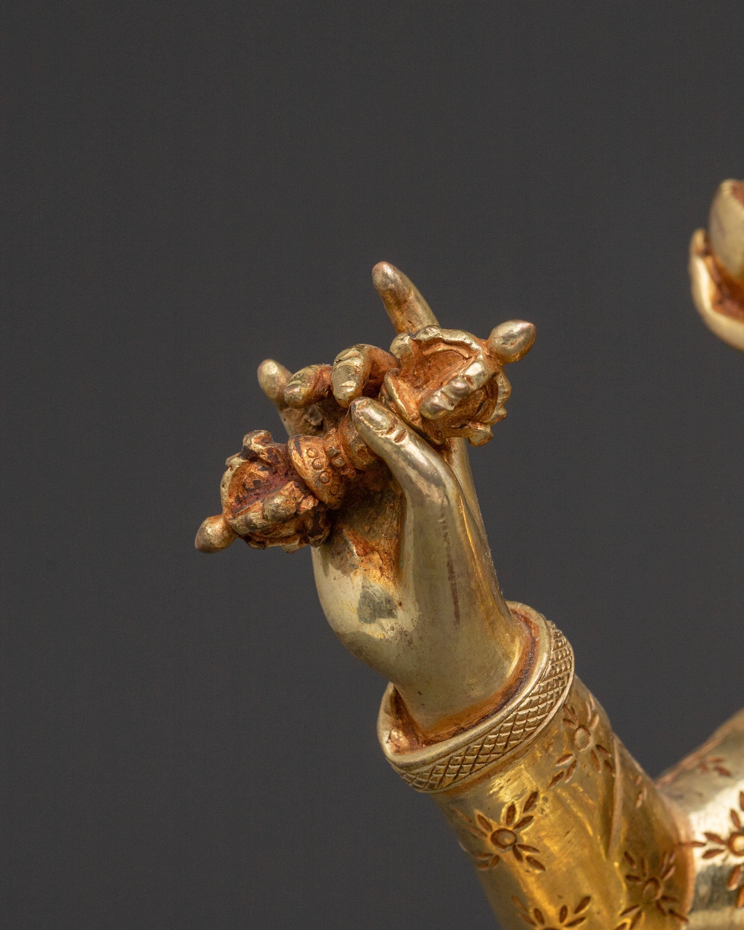 Padmasambhava Sacred Blessing Statue | 24K Gold Gilded