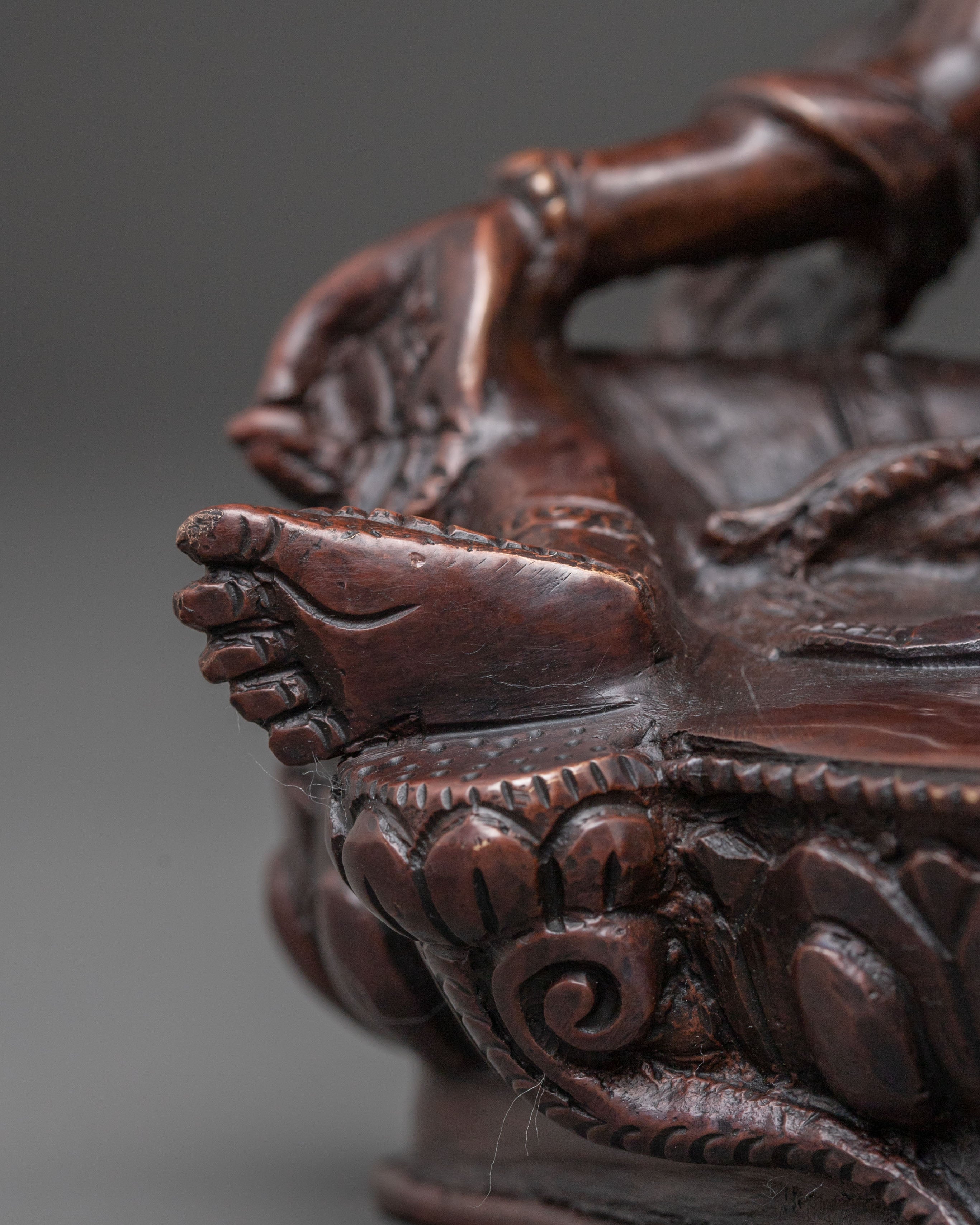 Handcrafted Green Tara Oxidized Statue | Traditional Himalayan Art