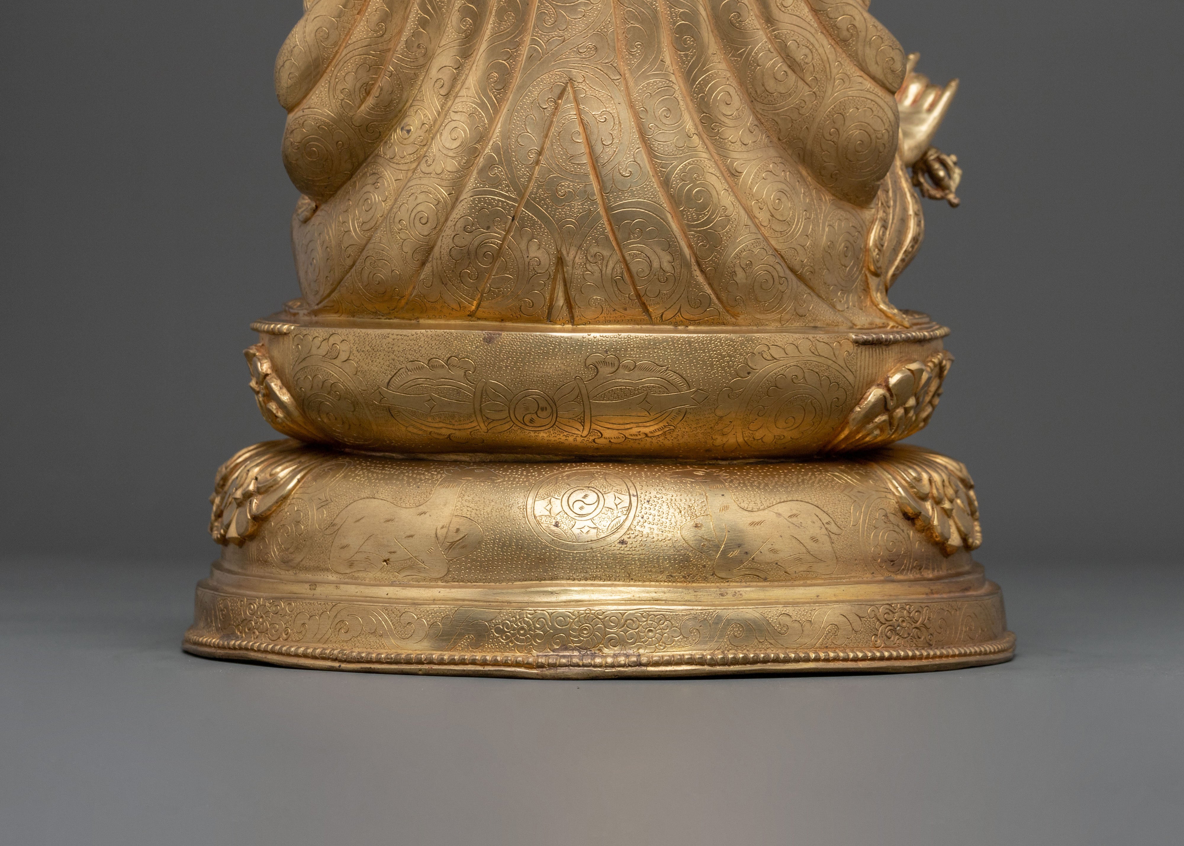 Guru Rinpoche Sculpture | Lotus-Born Master
