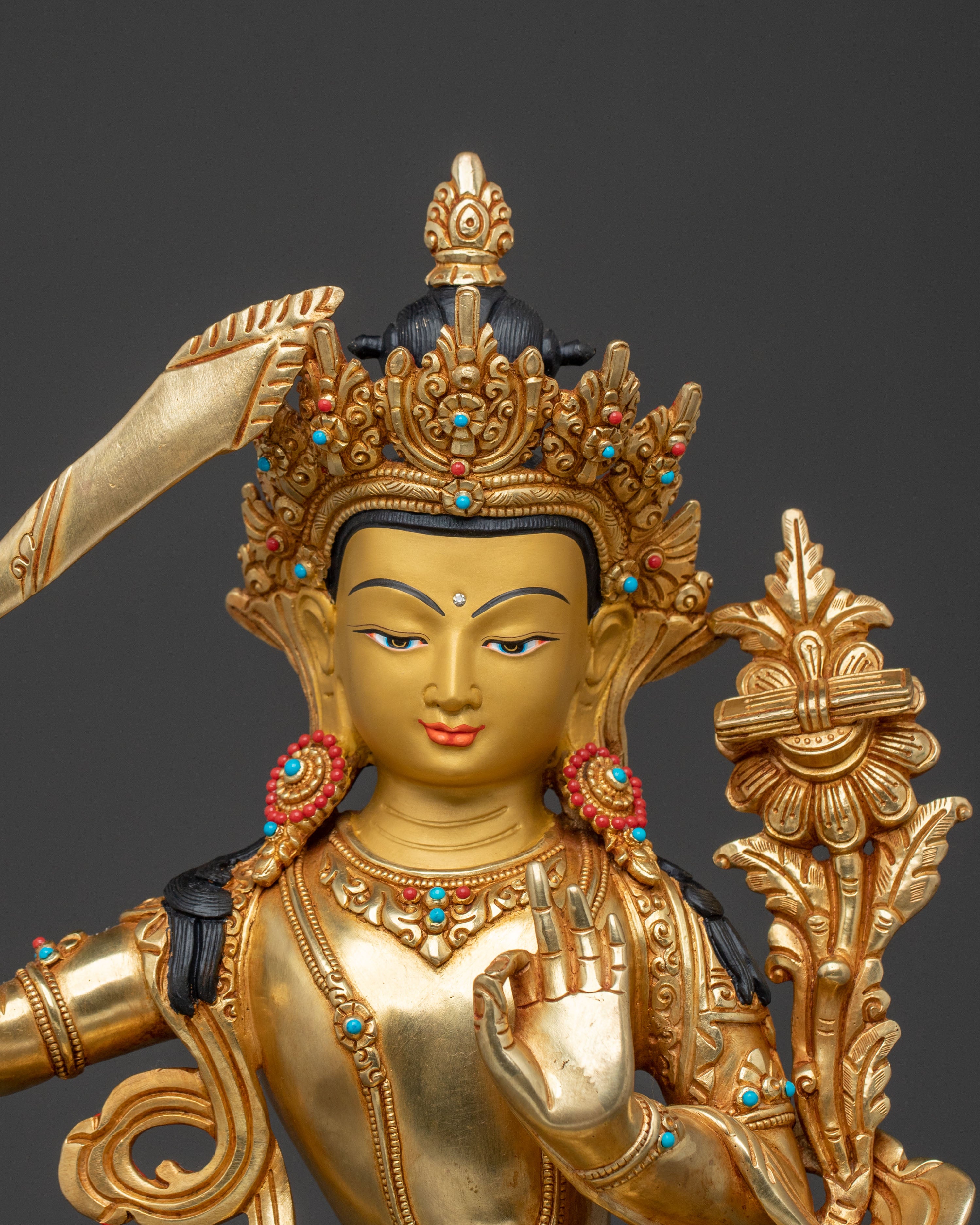 Manjushri Wisdom Statue | Buddhist Altar Decor