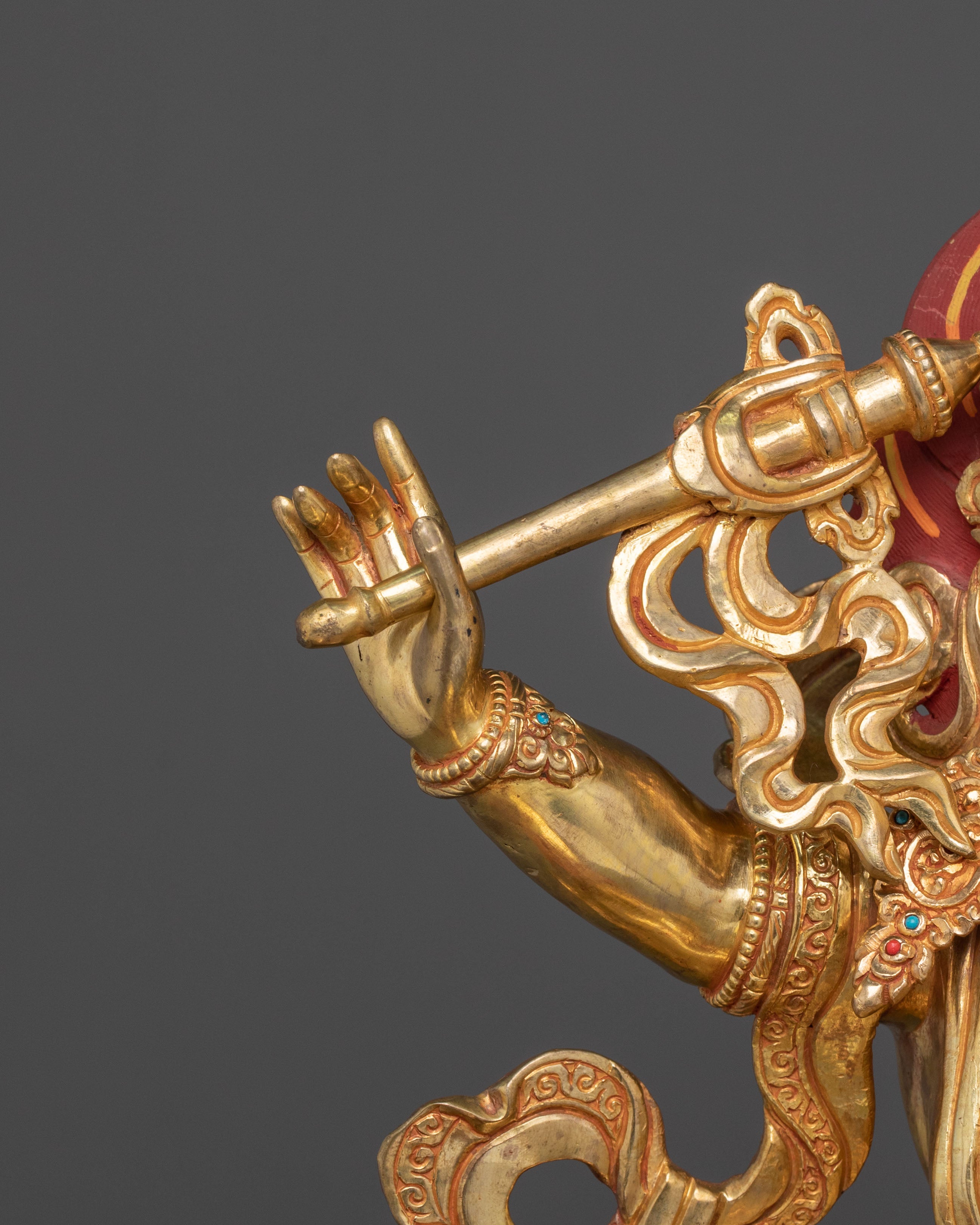 White Dzambhala Statue | Sacred Wealth God