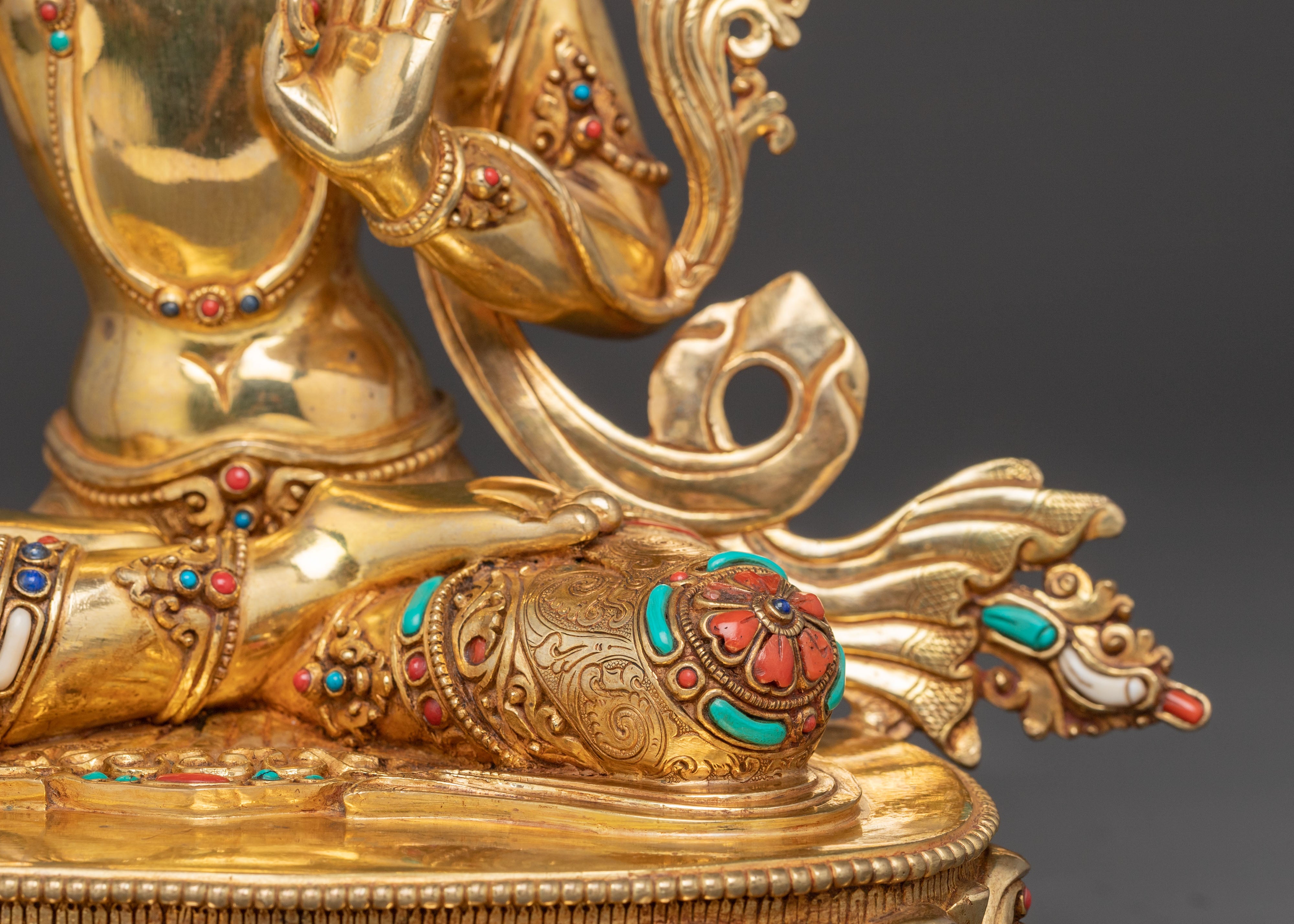 Bodhisattva Manjushri Statue Symbol of Wisdom