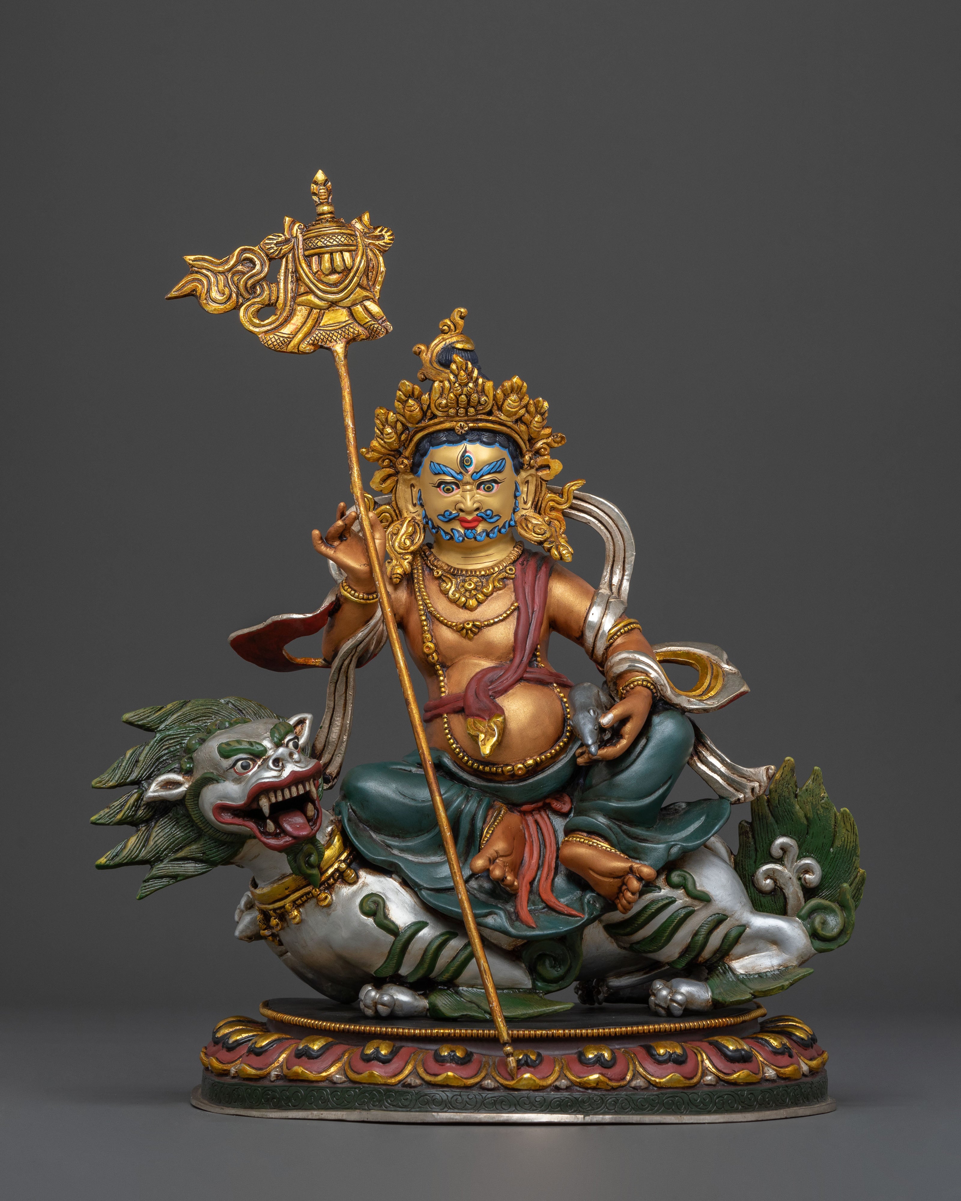 Namtoshe Wealth Guardian Statue | Wrathful Protector Deity