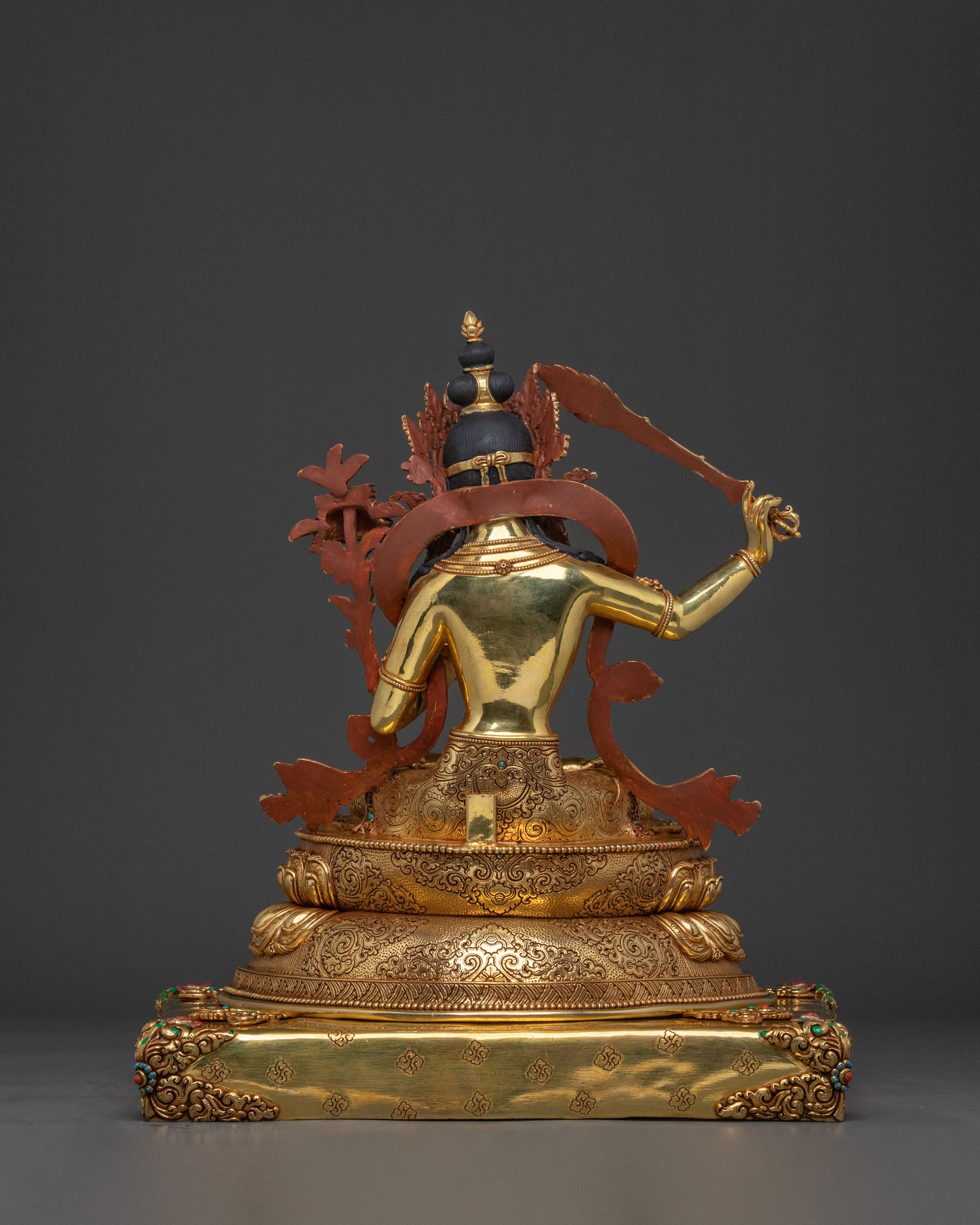 Spiritual Manjushri Statue | Buddhist Altar Sculpture