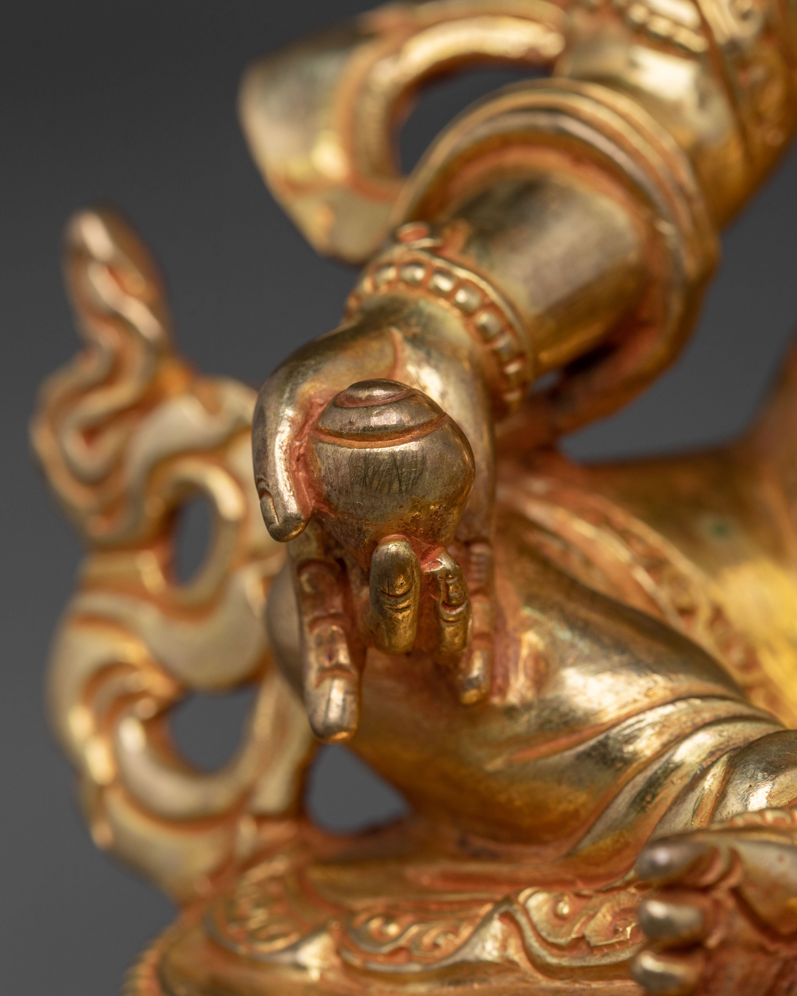 Dzambhala Statue Tibetan Wealth God | Buddhist Deity of Prosperity
