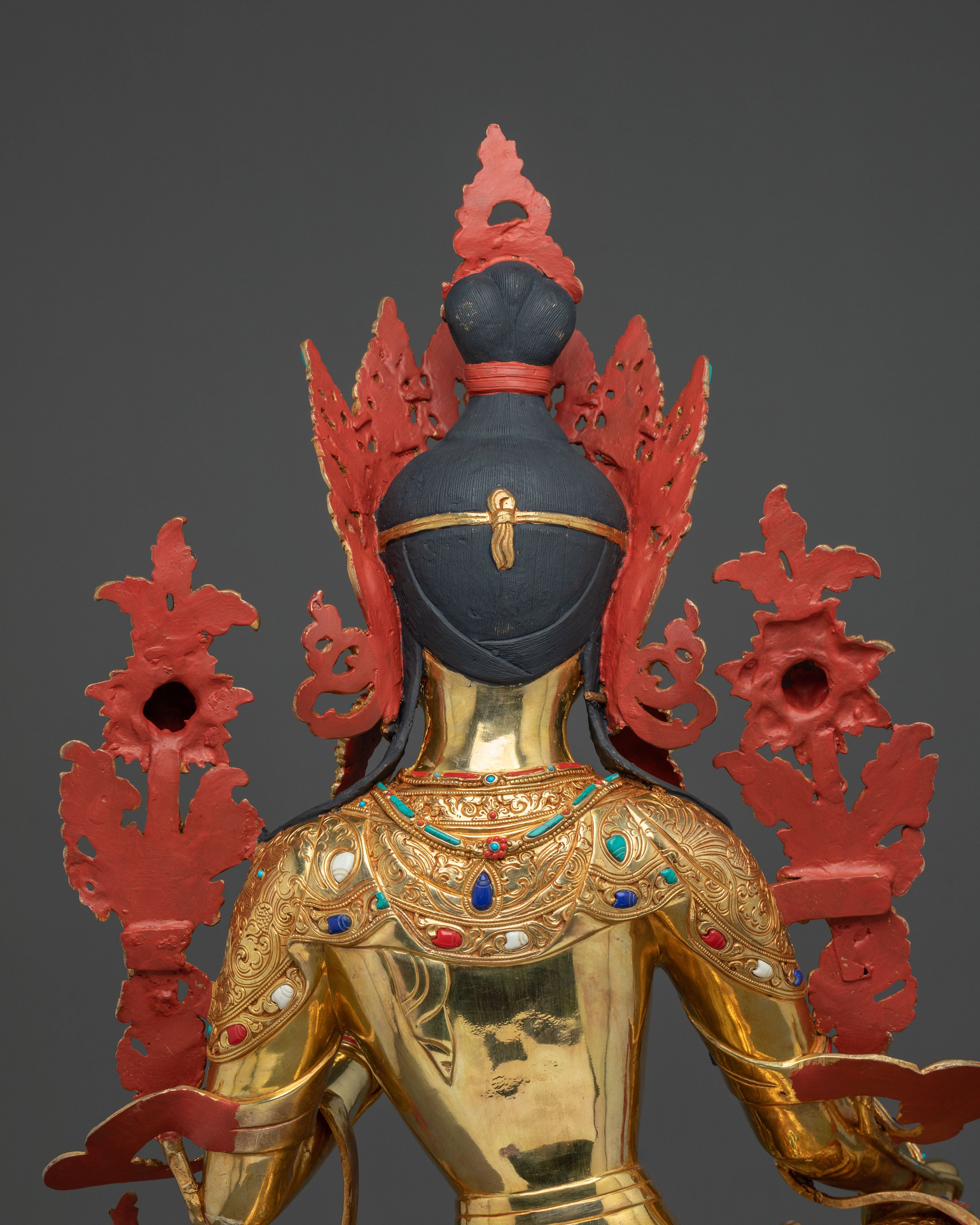 mother of liberation green tara sacred figurine | Compassionate Goddess