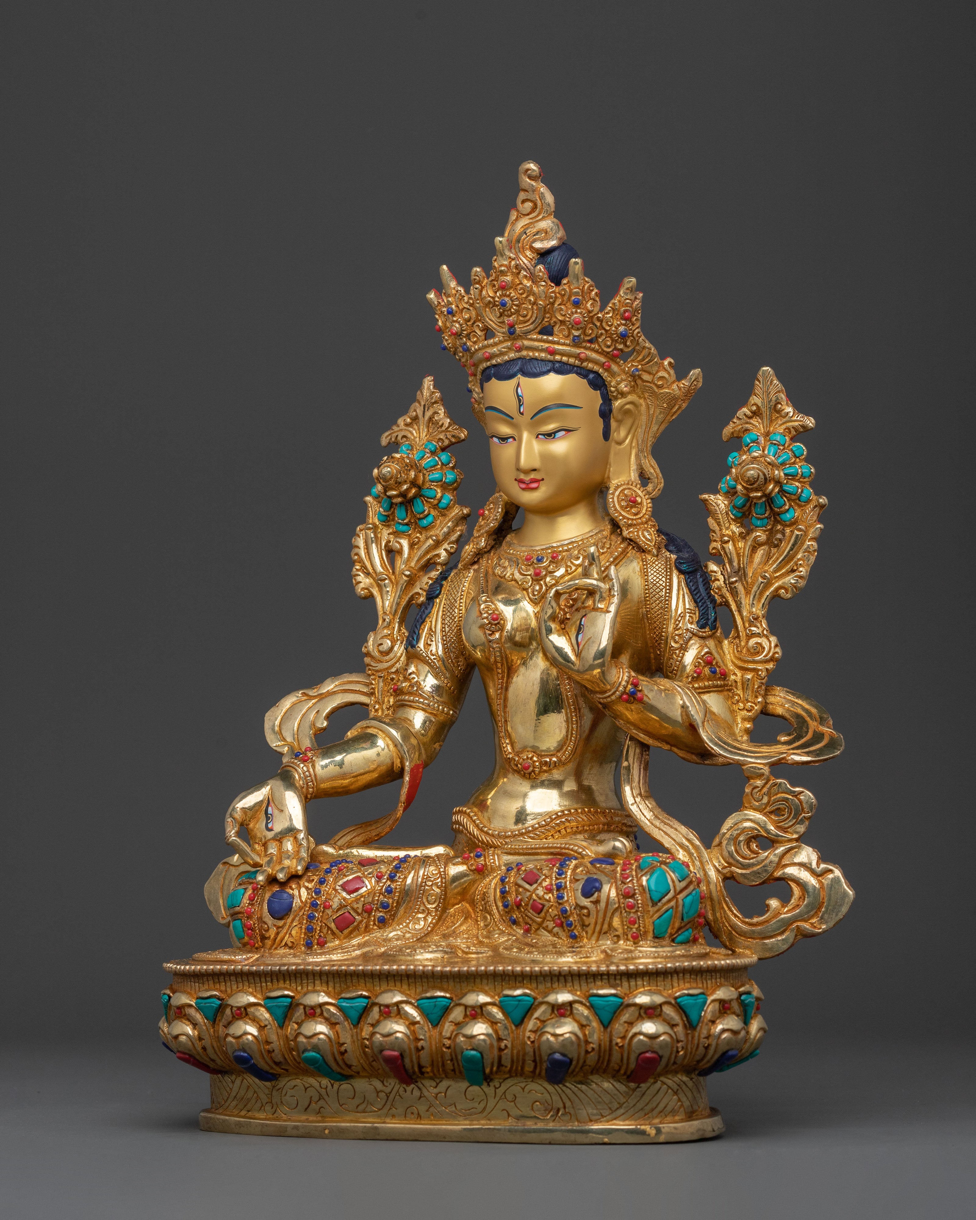 White Tara | Handcrafted Long Life Deity Sculpture
