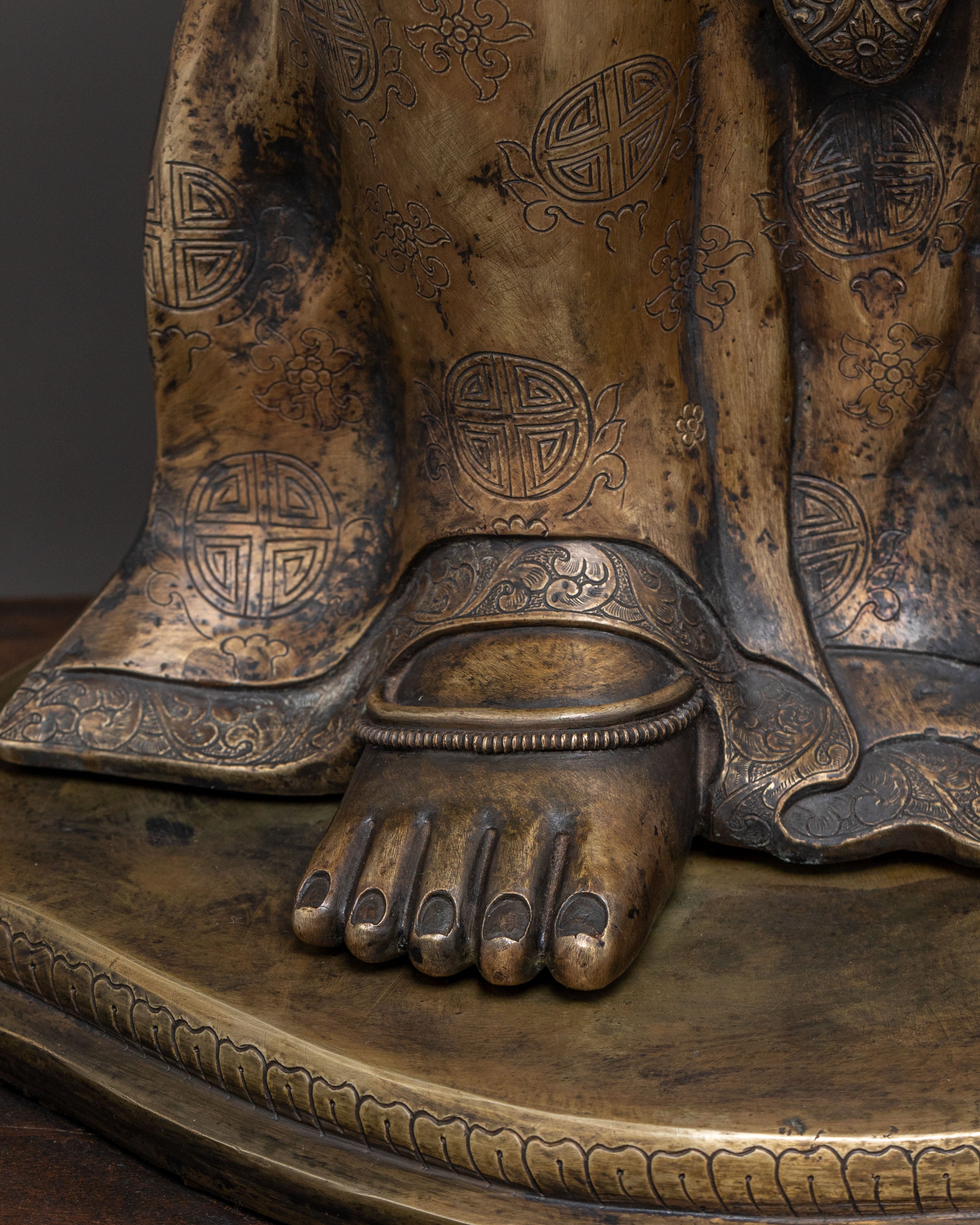 Padmapani Traditional Statue | Lotus-Bearing Bodhisattva