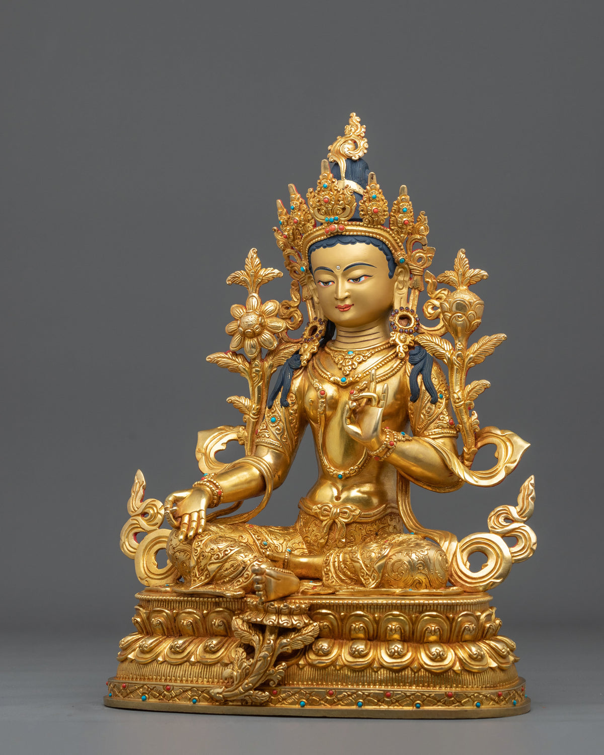 Green Tara Sculpture | Swift Guardian of the Buddhist Path
