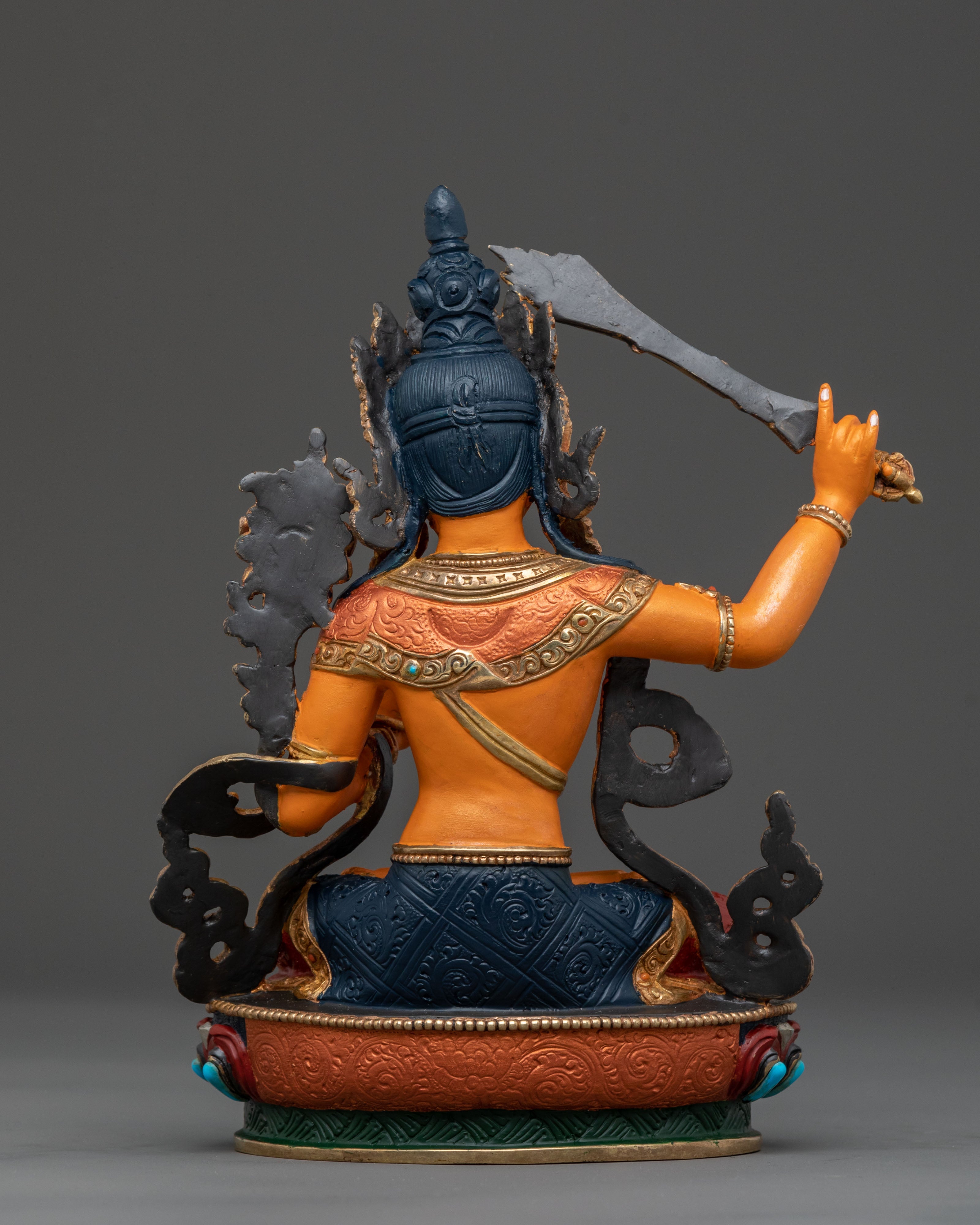 Manjushri Handcrafted Statue | Spiritual Figurine