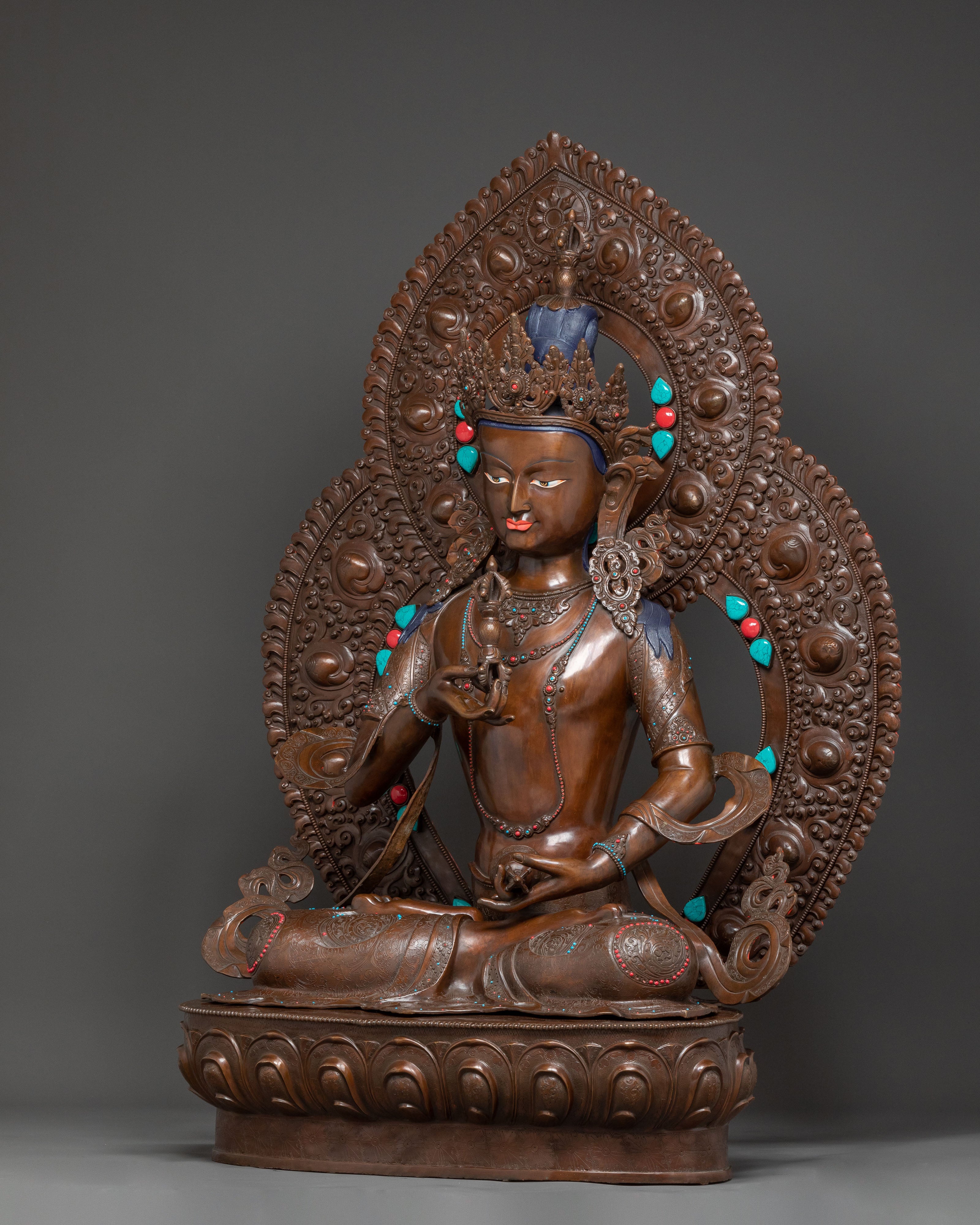 Vajrasattva Statue for Altar Decor | Nepali Handcrafted Statue