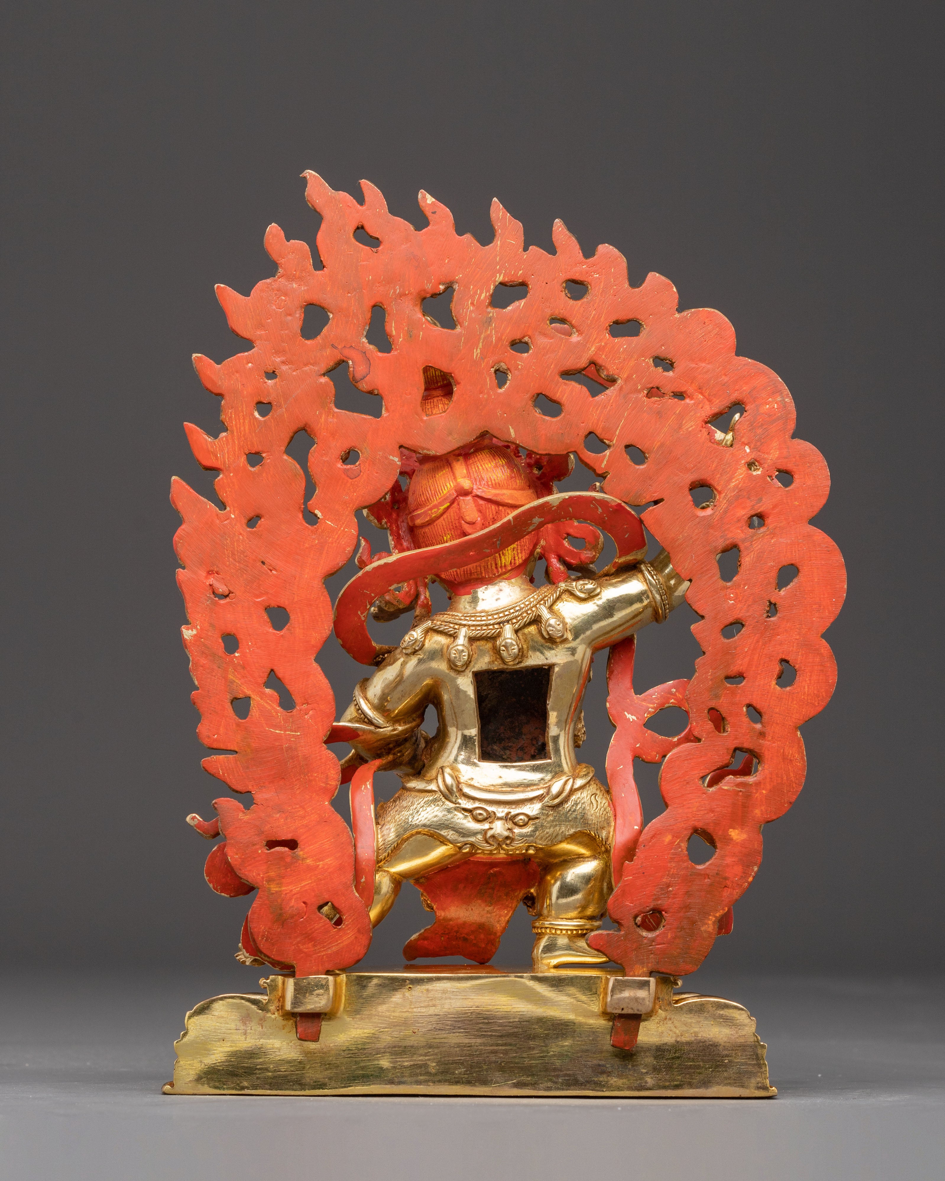 Golden Statue of Black Manjushri | Dharma Protector