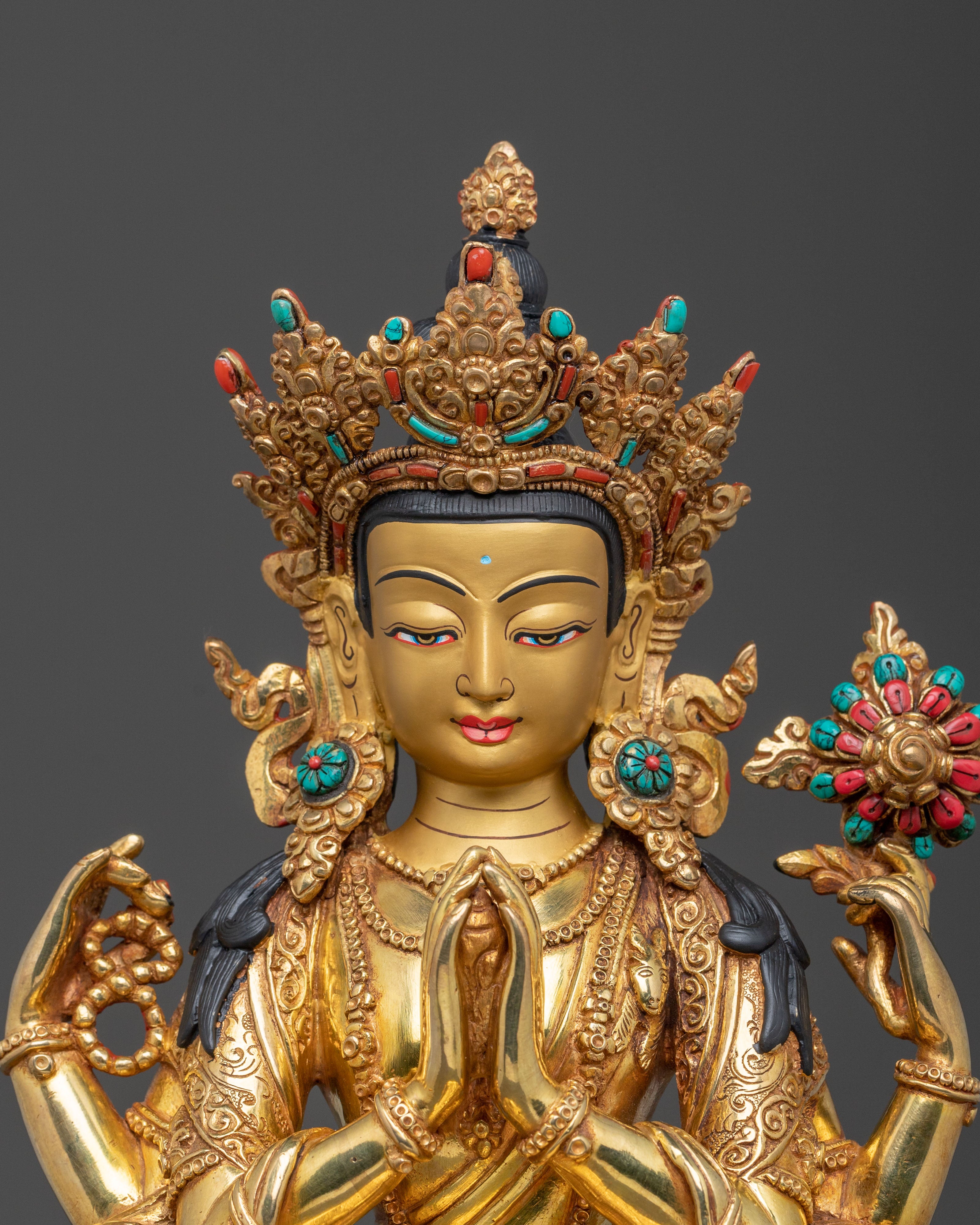 Chenrezig Spiritual Statue | Made In Nepal
