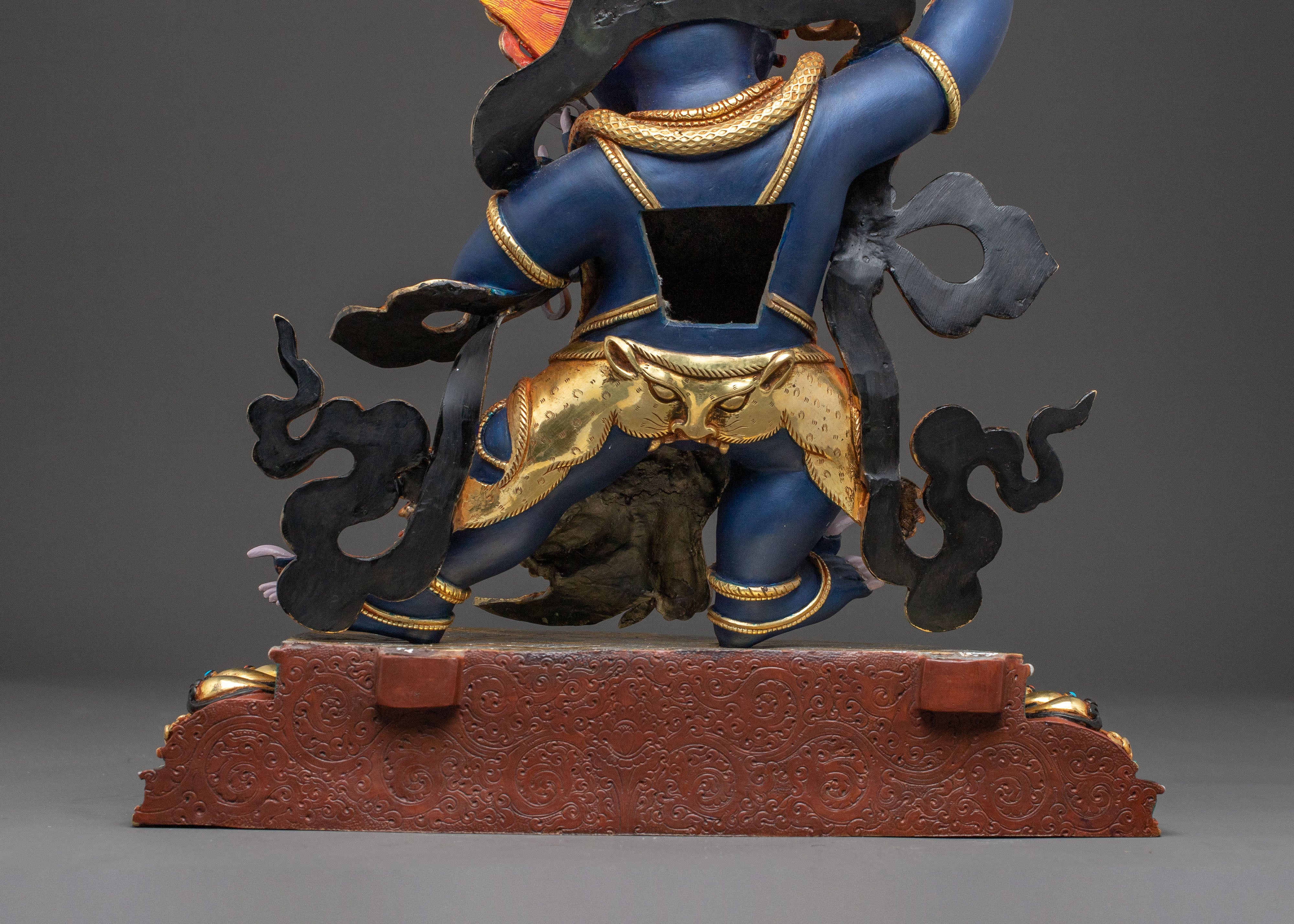 Divine Vajrapani Statue | Powerful Tibetan Guardian Deity