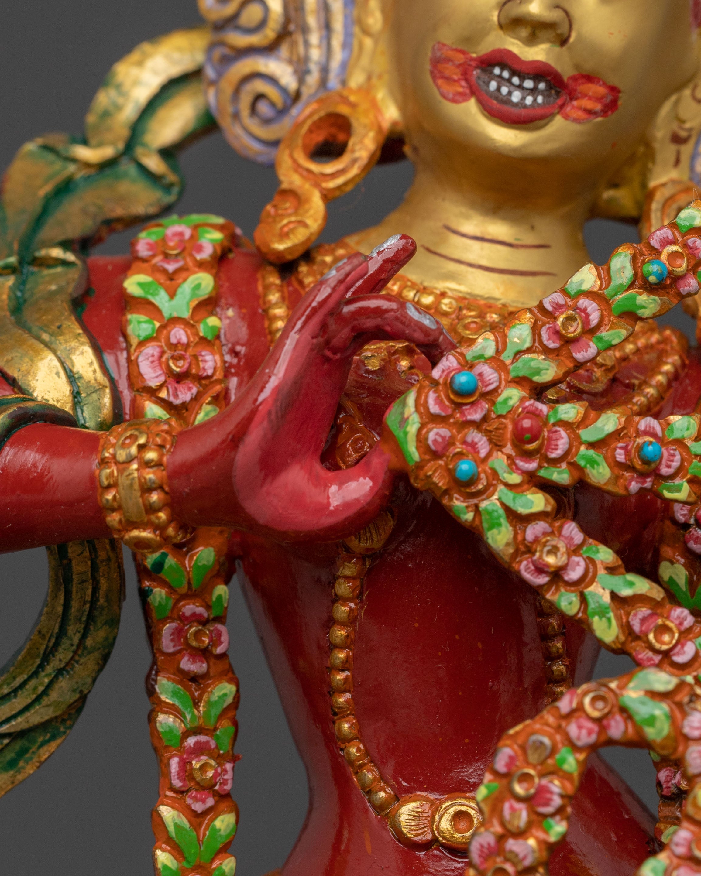 Red Tara Kurukulla Sacred Statue | Goddess of Magnetizing Power