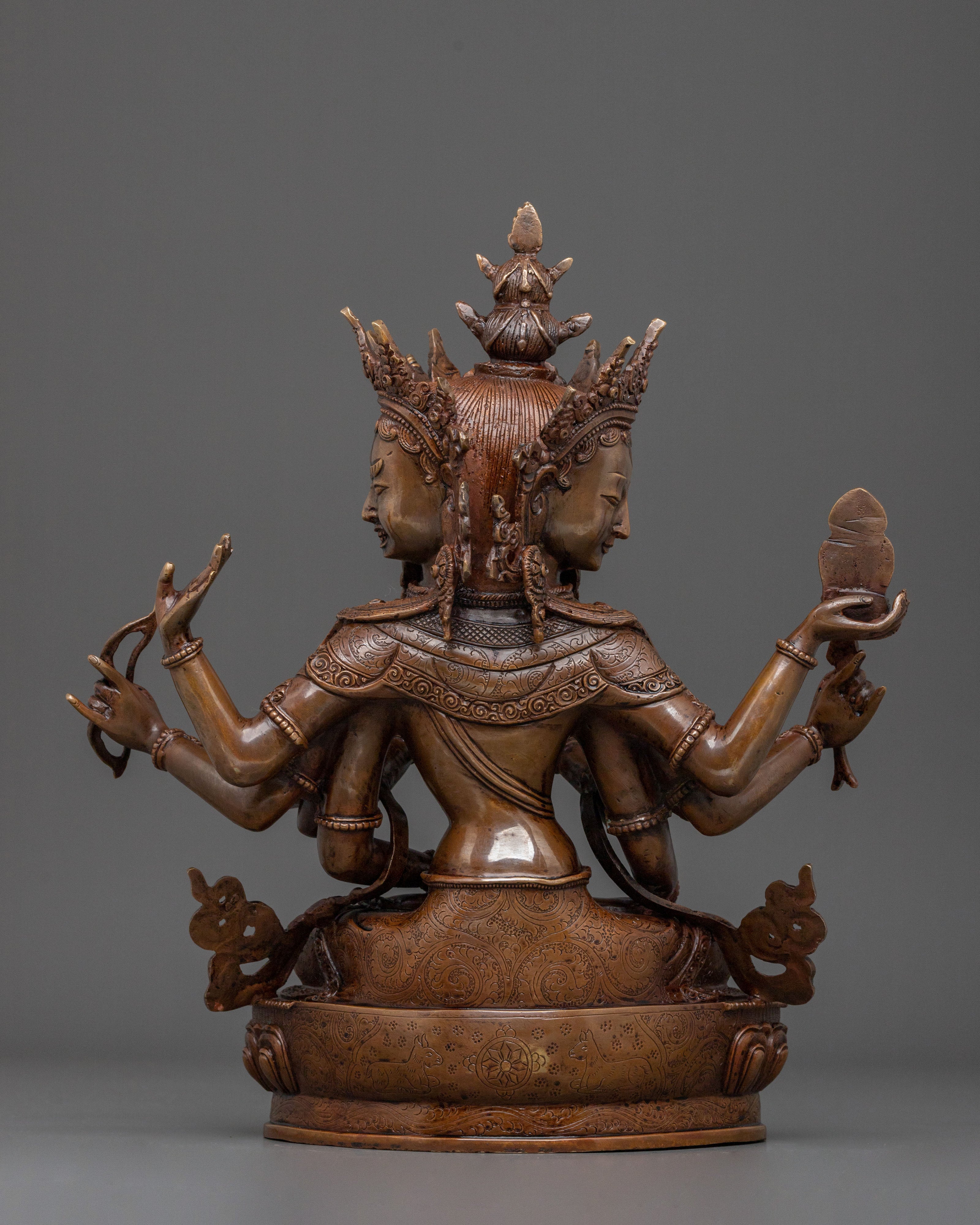Namgyalma Oxidized Copper Statue | Home Decor