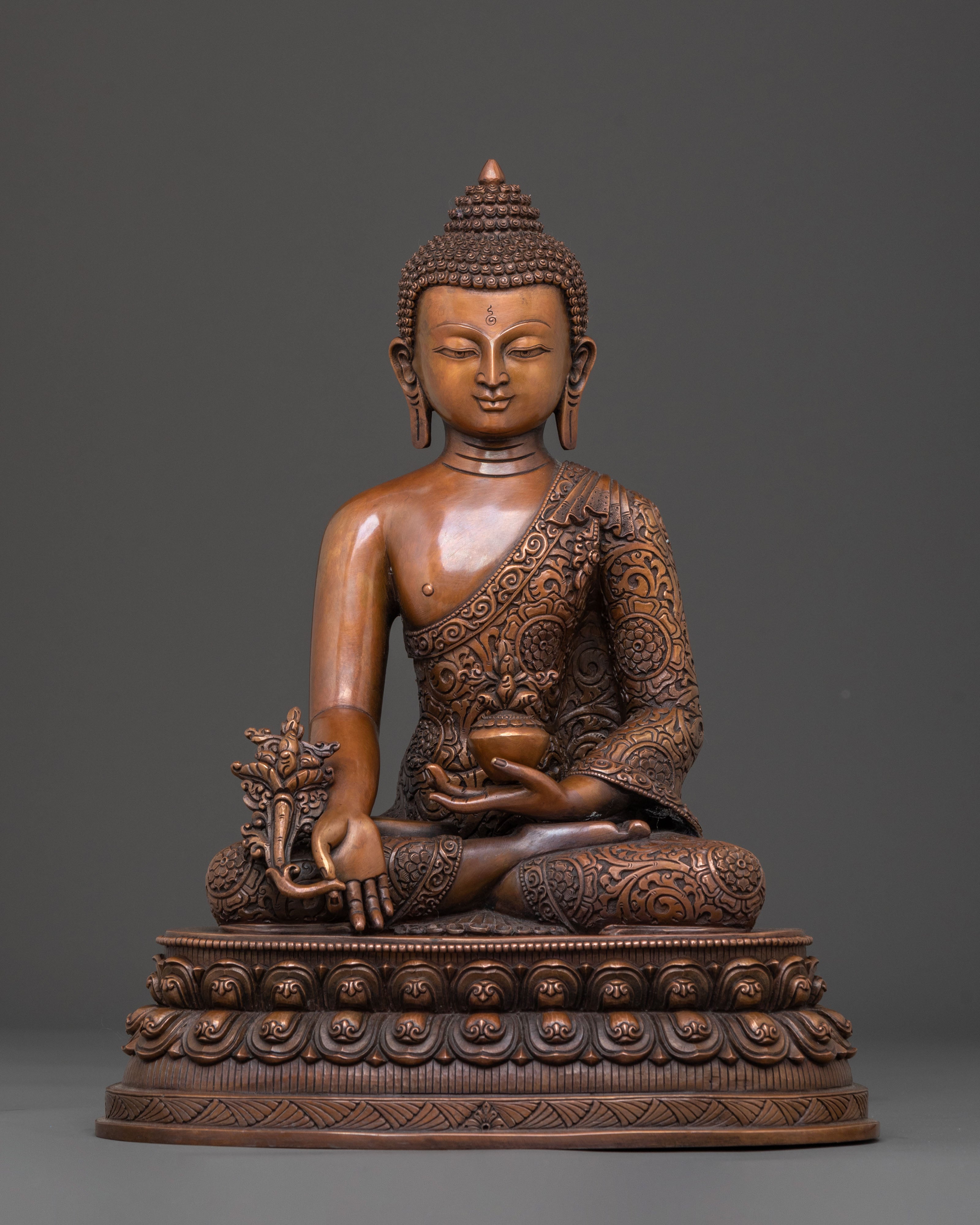 Medicine Buddha Copper Statue