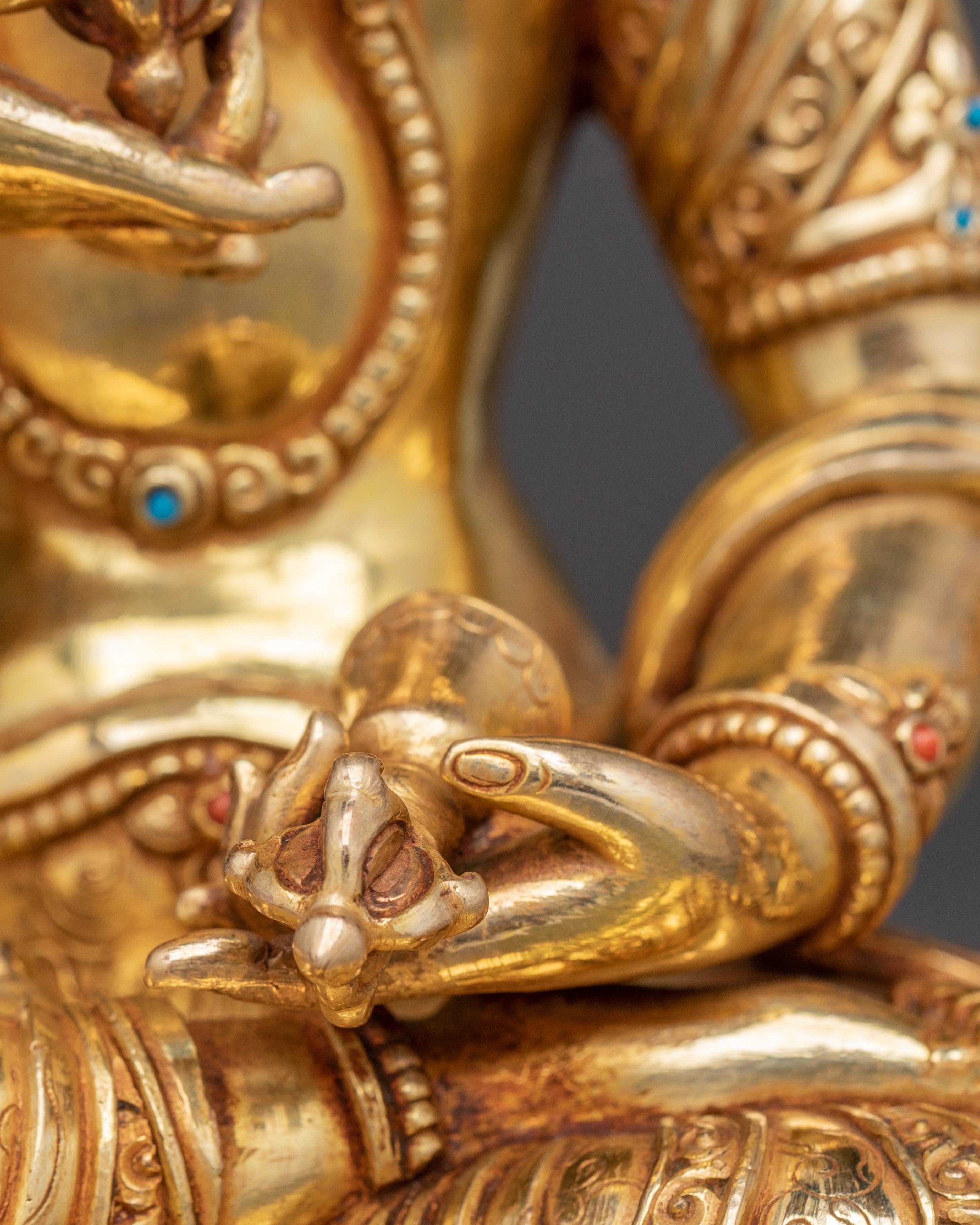 Statue of Vajrasattva, Symbol of Purification | Sacred Buddhist Deity for Altar