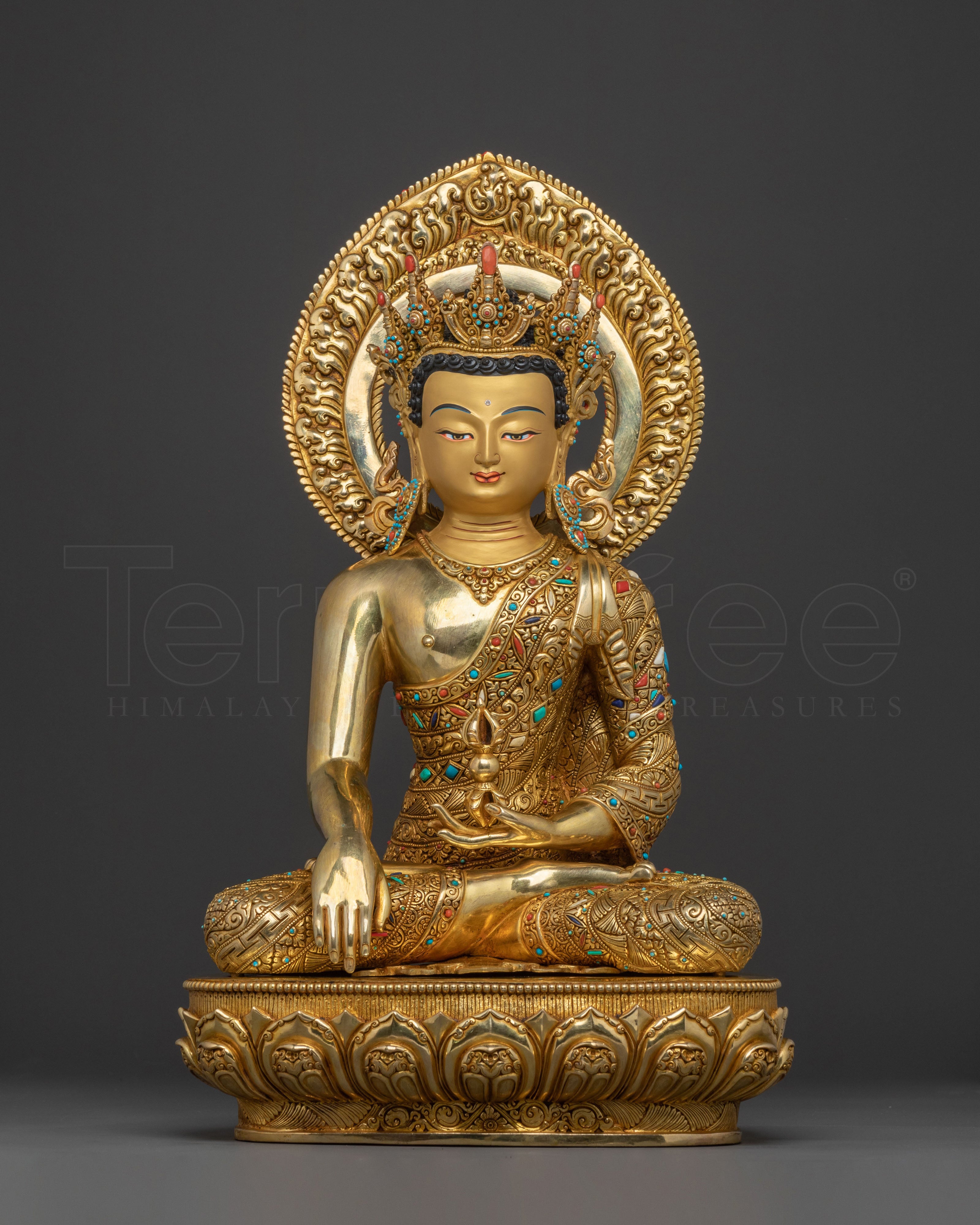 Crowned Mitrugpa Sacred Statue