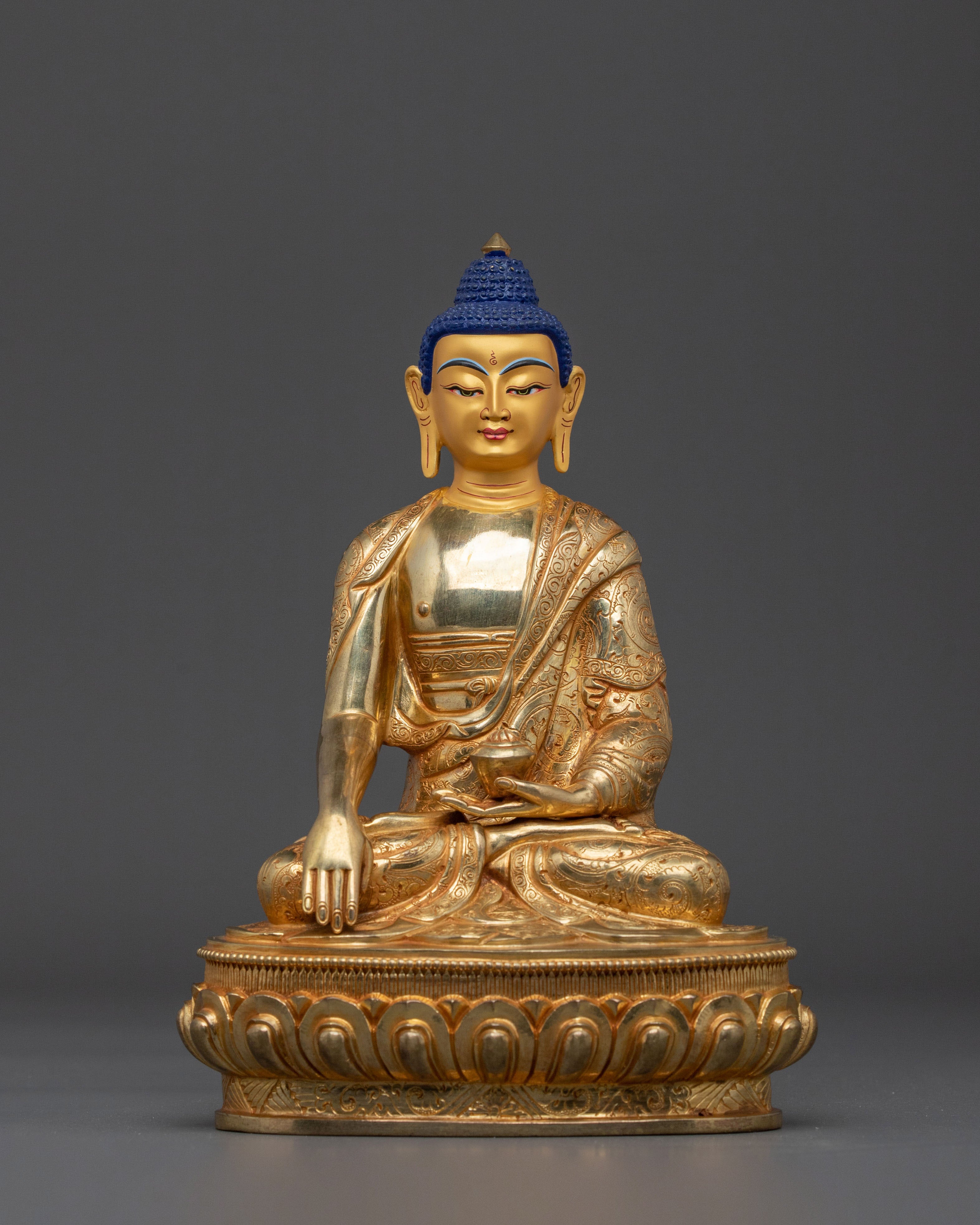 Buddhist Altar Decor Shakyamuni Sacred Statue